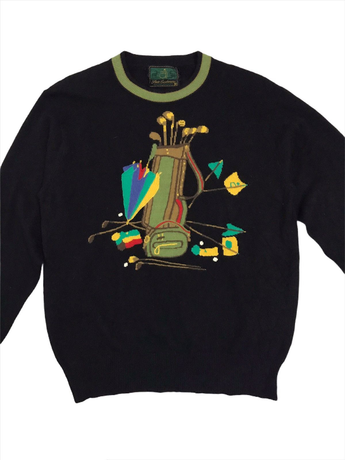 The Masters × Vintage Vintage Masters Golf Designer Pure Cashmere Knitwear Size US M / EU 48-50 / 2 - 1 Thumbnail