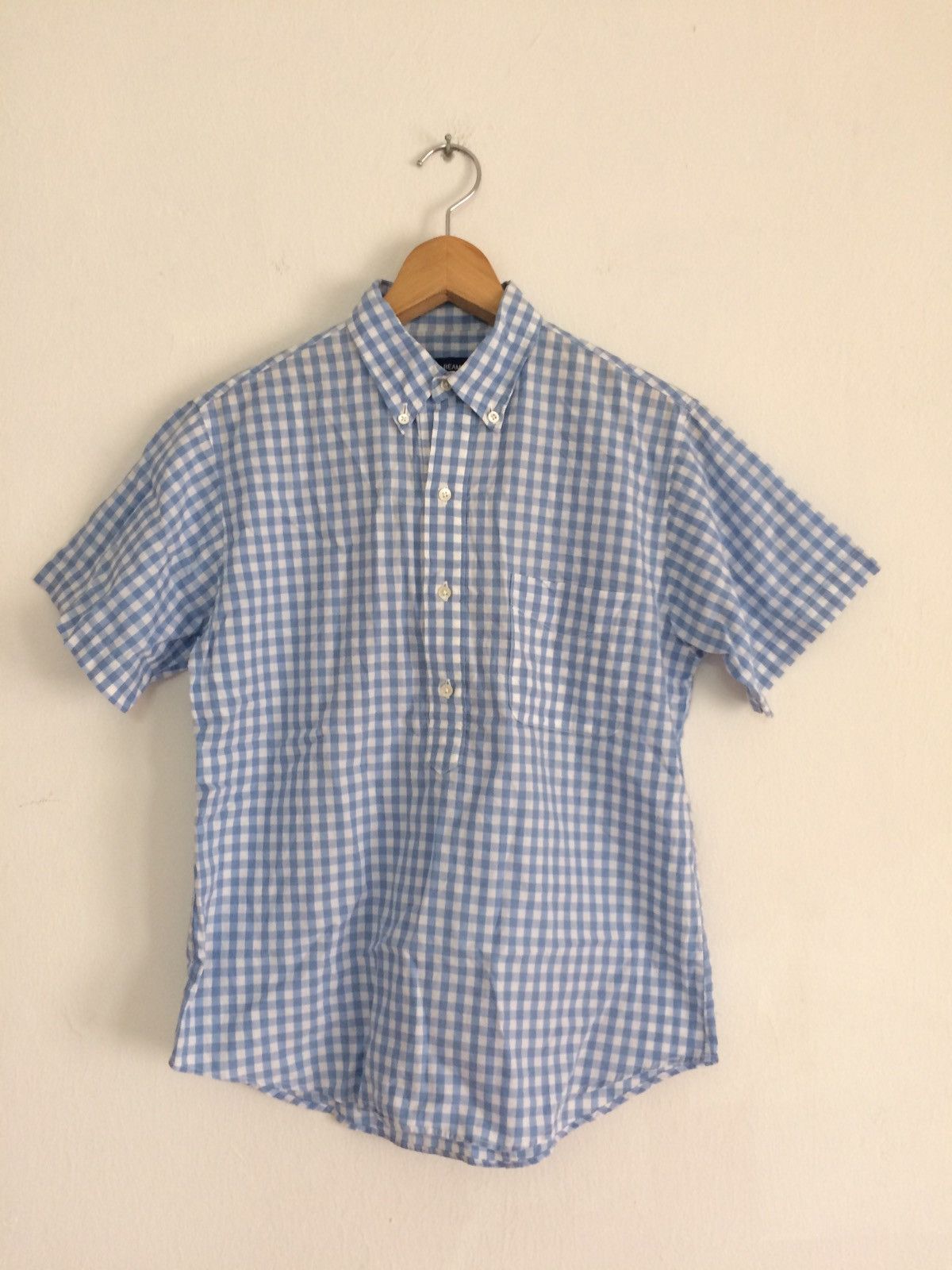 Beams Plus × Japanese Brand × Vintage 🔥🔥Ray Beams Plaid Checkered Pull Over Shirt Size US S / EU 44-46 / 1 - 1 Thumbnail