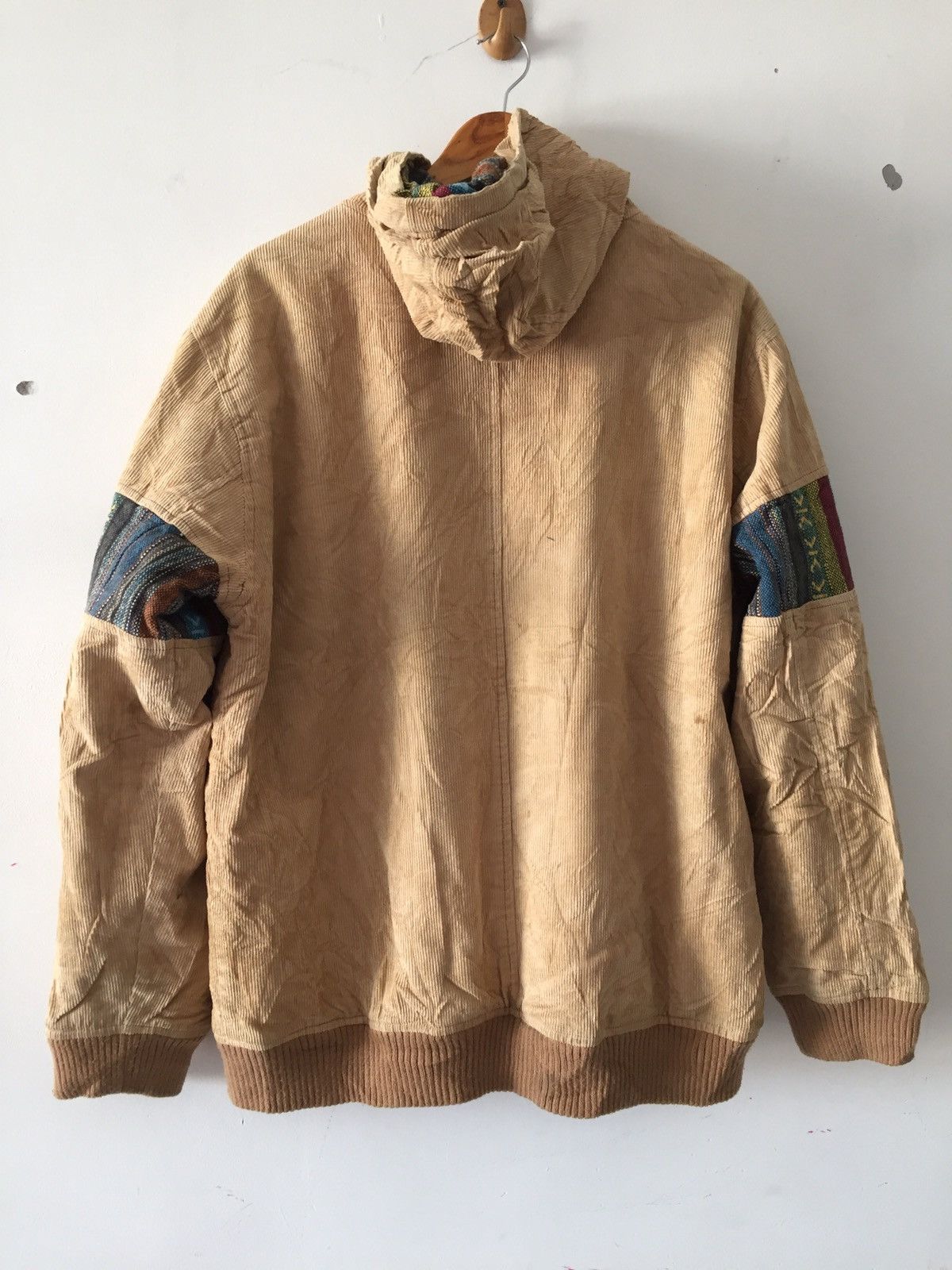 Japanese Brand × Vintage MonitorGdw Coudroy pachwork Jacket Hoodie nice designer Size US L / EU 52-54 / 3 - 3 Thumbnail