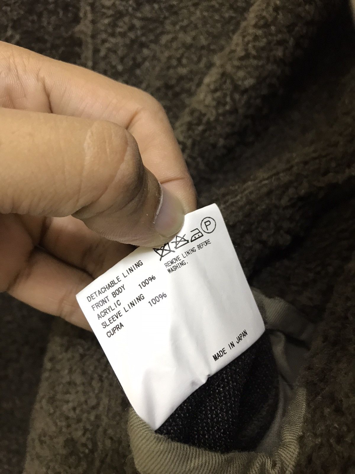 Japanese Brand Kolor Duffle Coat Slim Seamless Cut Cotton Acrylic 4🟩5 Size US M / EU 48-50 / 2 - 12 Thumbnail