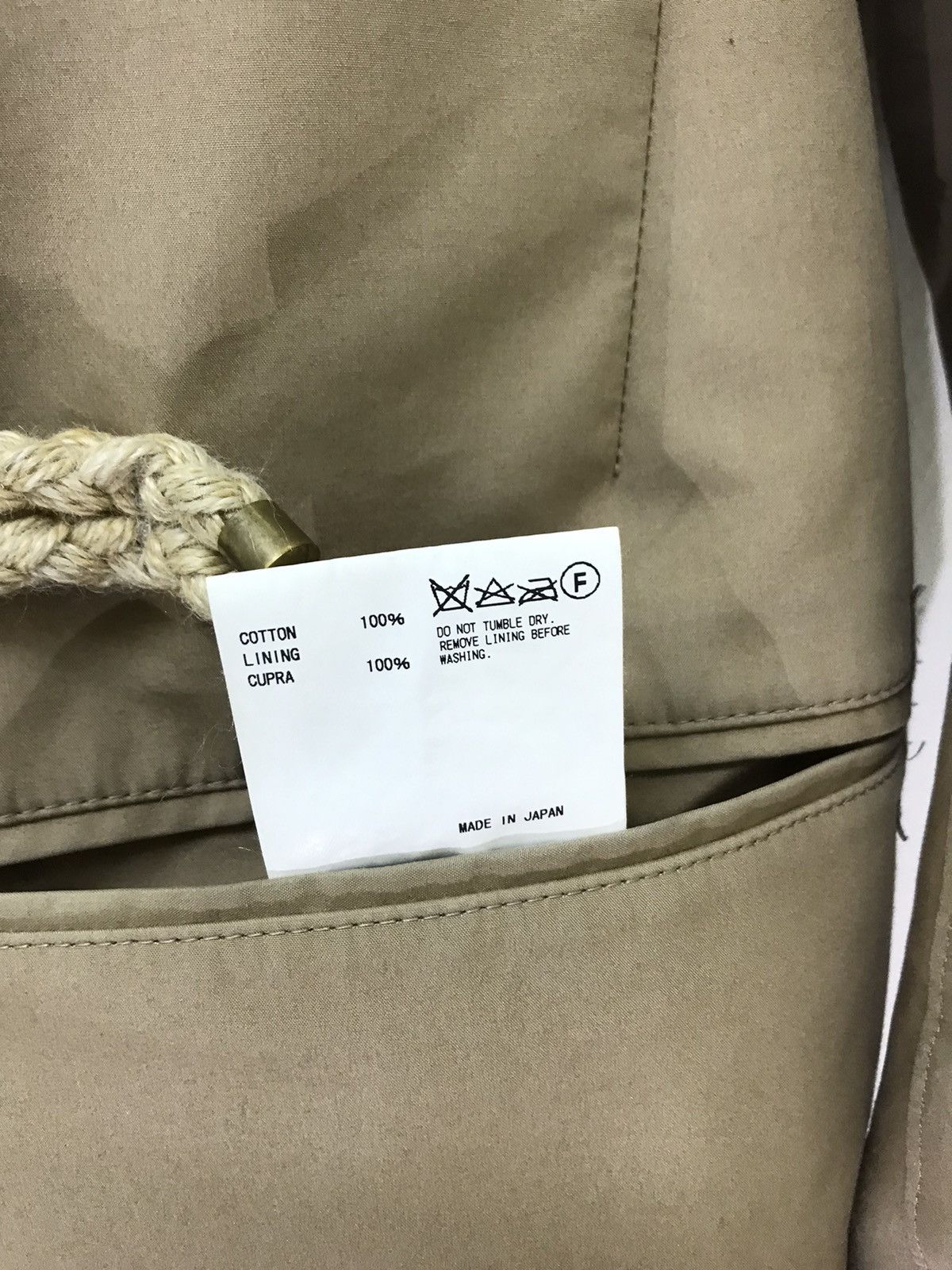 Japanese Brand Kolor Duffle Coat Slim Seamless Cut Cotton Acrylic 4🟩5 Size US M / EU 48-50 / 2 - 11 Thumbnail
