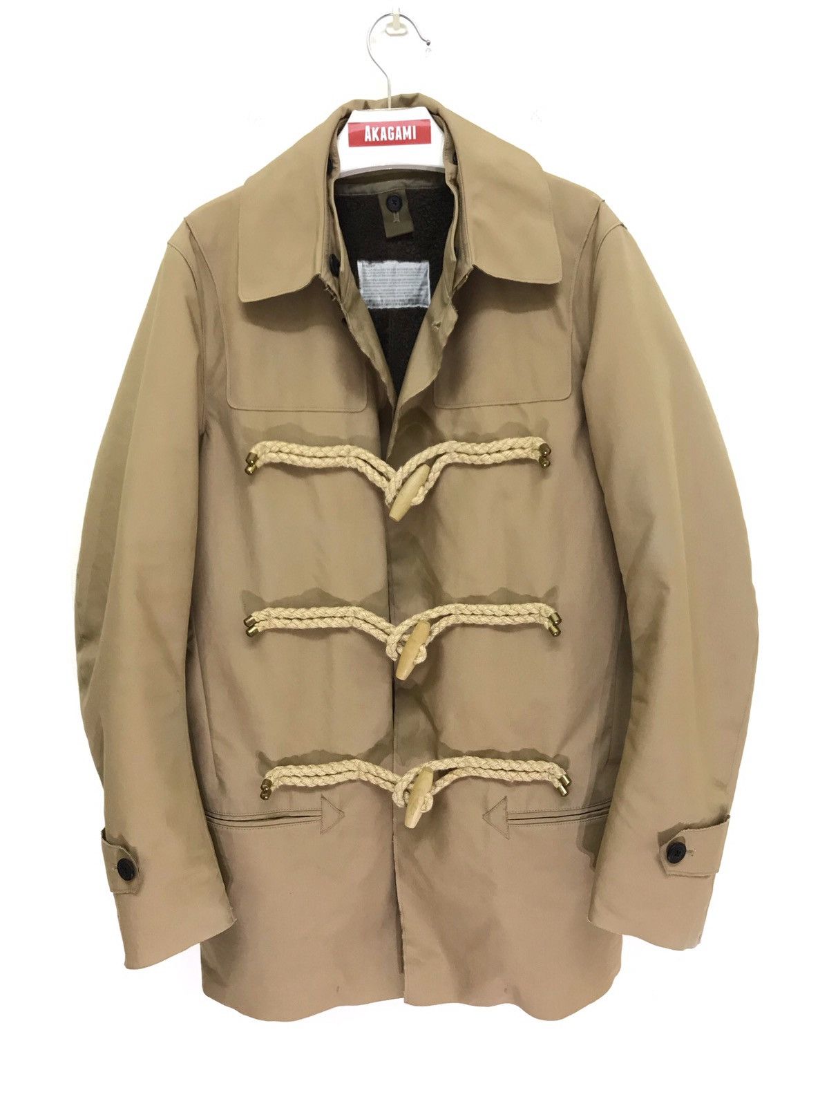 Japanese Brand Kolor Duffle Coat Slim Seamless Cut Cotton Acrylic 4🟩5 Size US M / EU 48-50 / 2 - 1 Thumbnail