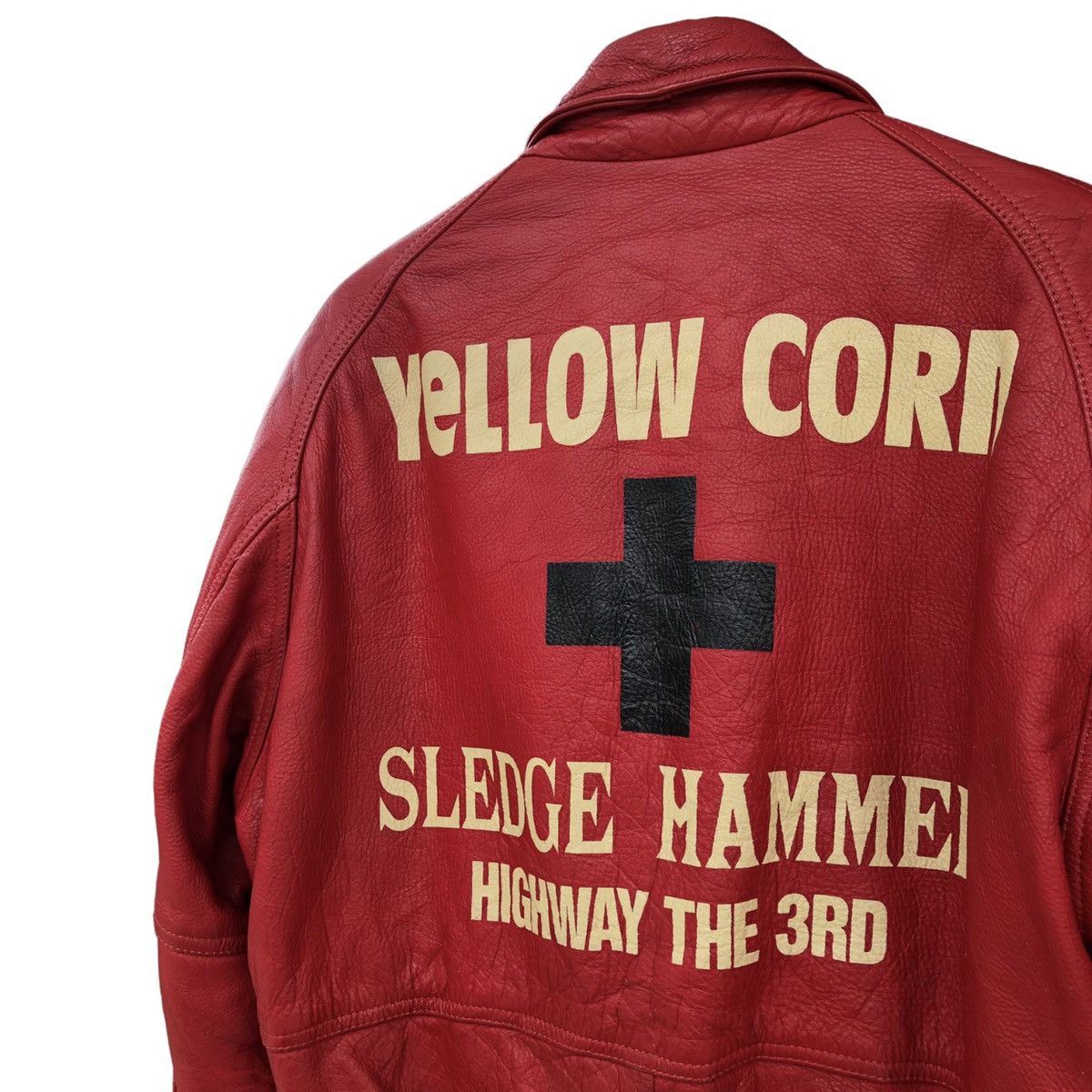 Sports Specialties 🔥Yellow Corn Highway Magician Cow Hide Bomber Jacket Size US M / EU 48-50 / 2 - 15 Thumbnail
