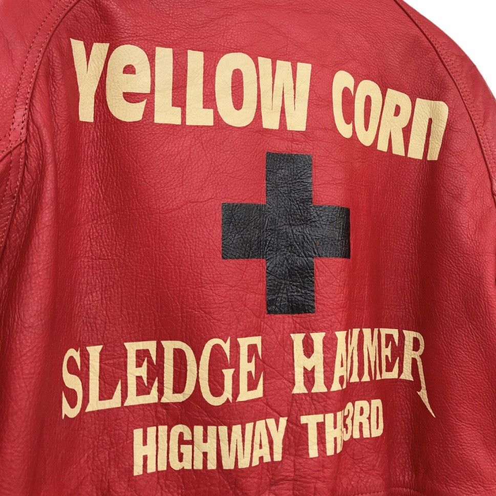 Sports Specialties 🔥Yellow Corn Highway Magician Cow Hide Bomber Jacket Size US M / EU 48-50 / 2 - 14 Thumbnail
