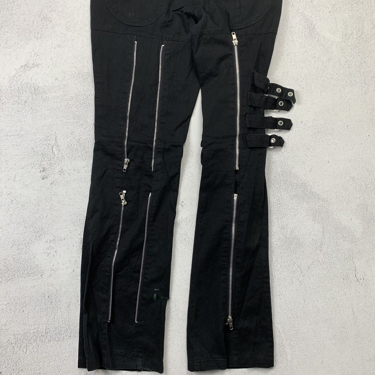 If Six Was Nine MAD PUNK Gothic Punk Bondage Pants Opium Size US 31 - 9 Thumbnail