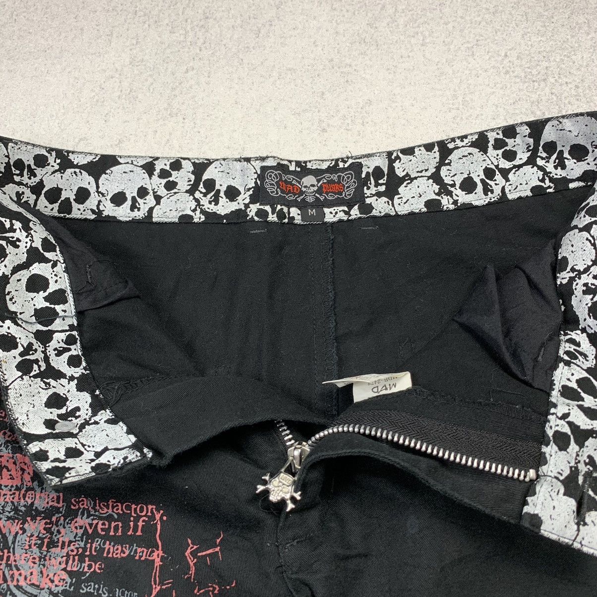 If Six Was Nine MAD PUNK Gothic Punk Bondage Pants Opium Size US 31 - 12 Thumbnail
