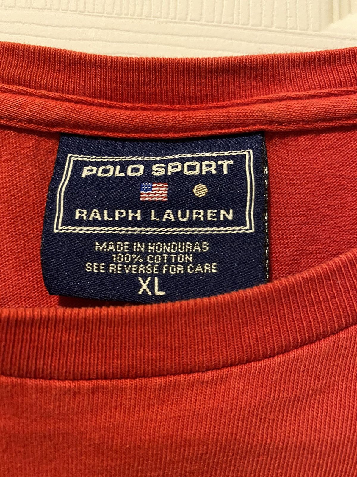 Polo Ralph Lauren Vintage Polo Sport T-Shirt Size US L / EU 52-54 / 3 - 3 Thumbnail