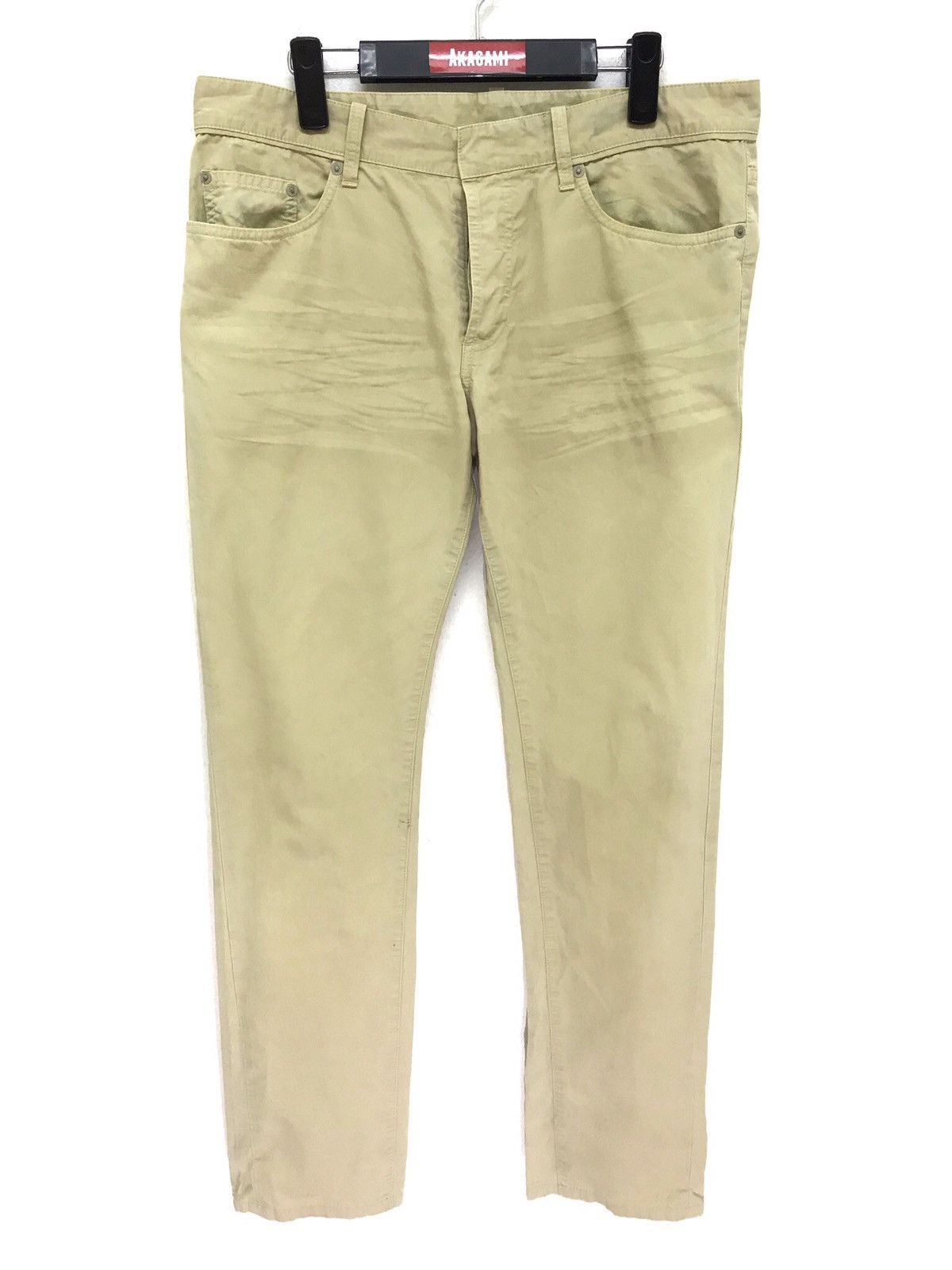 Balenciaga ✨Made in Italy Balenciaga Paris Plain Beige Pant Slim Size US 34 / EU 50 - 1 Thumbnail