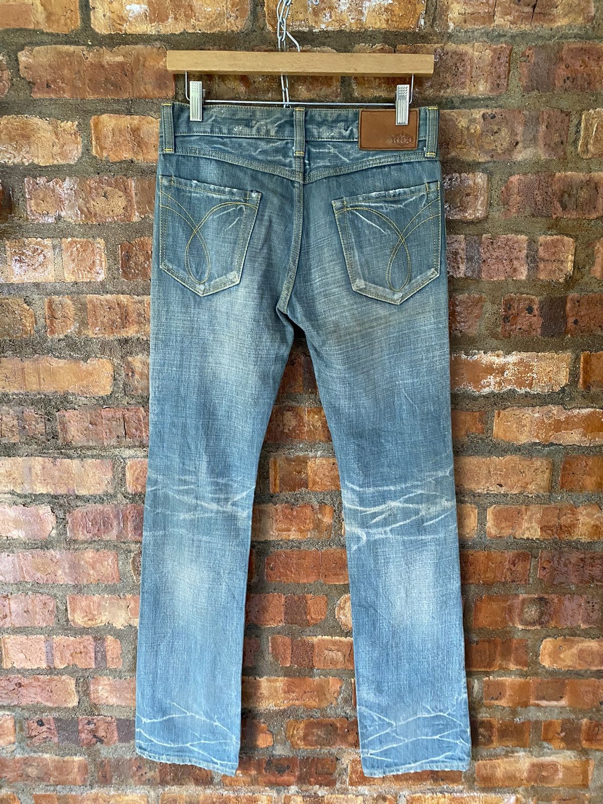 Tornado Mart RICO Japan Nice faded wash denim Size US 30 / EU 46 - 8 Thumbnail