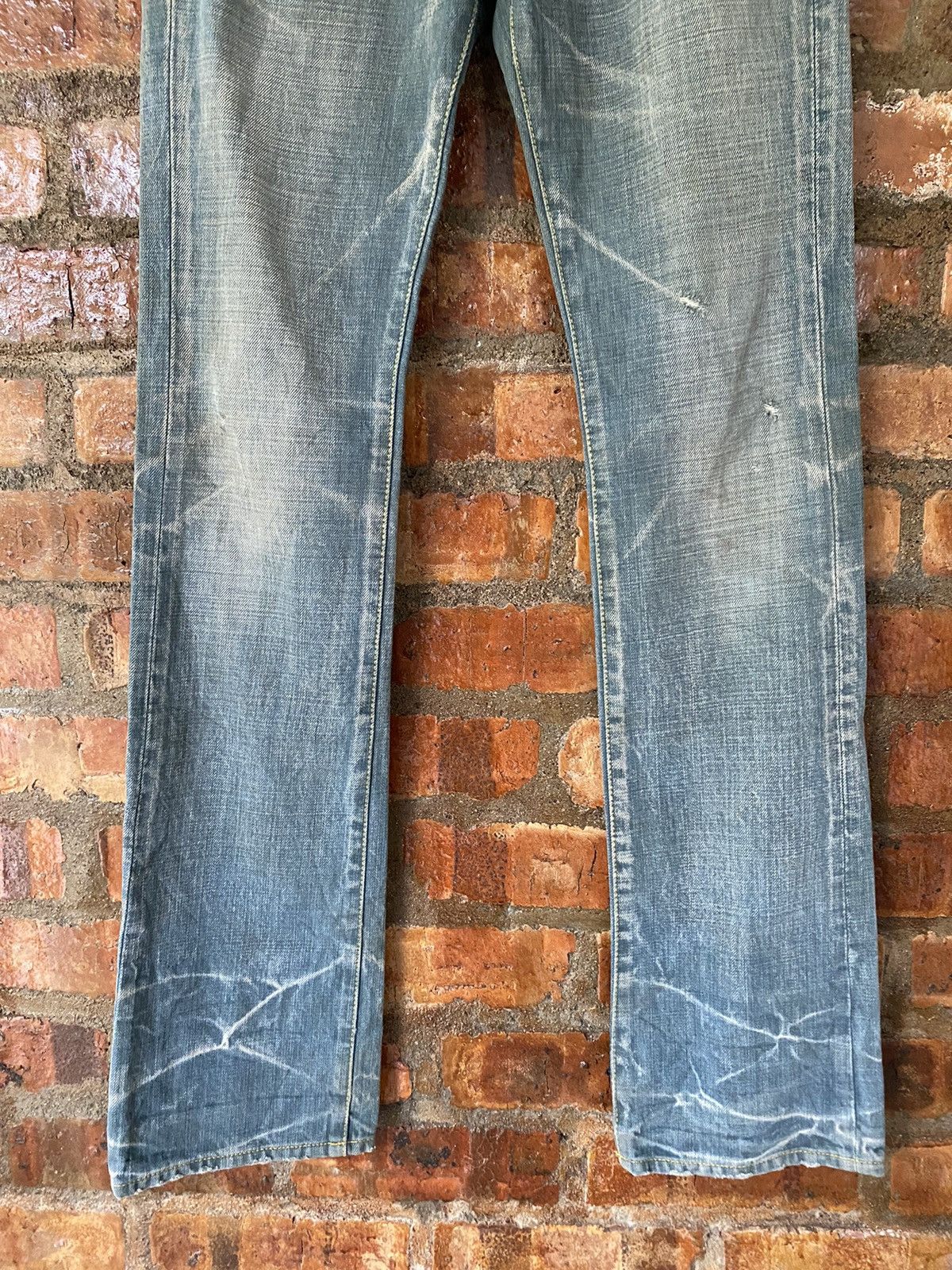 Tornado Mart RICO Japan Nice faded wash denim Size US 30 / EU 46 - 4 Thumbnail