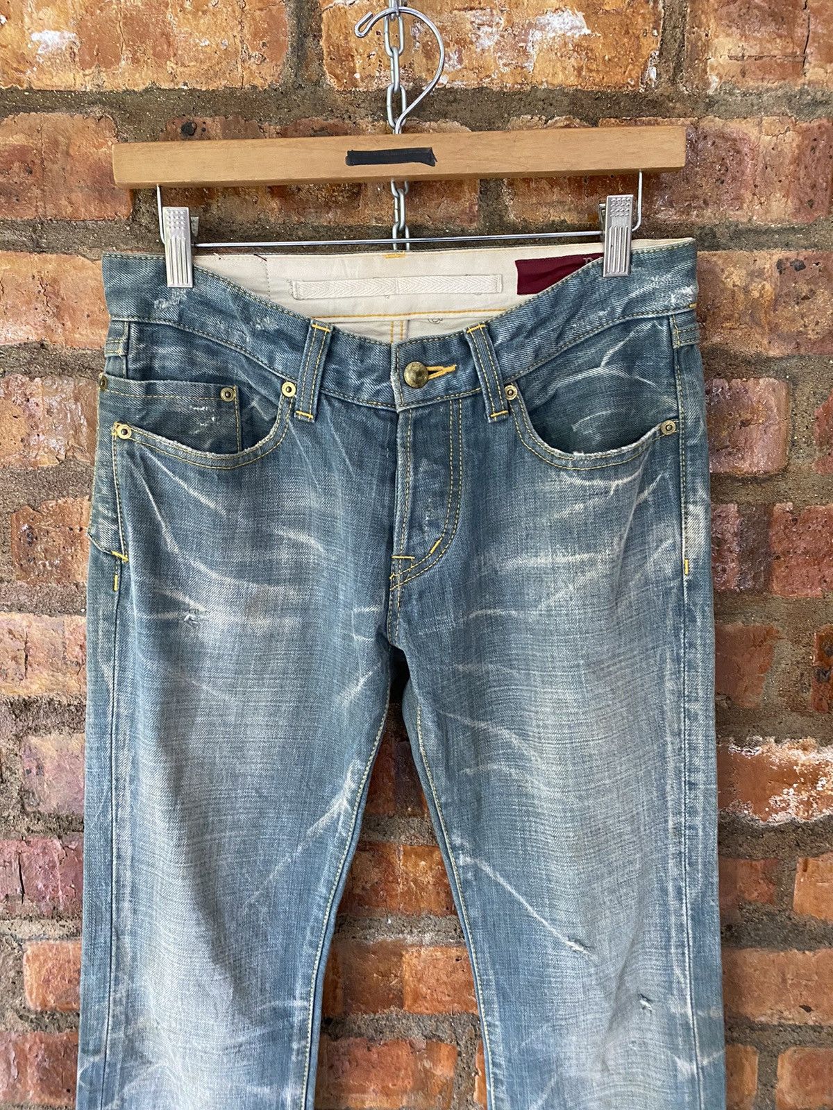 Tornado Mart RICO Japan Nice faded wash denim Size US 30 / EU 46 - 3 Thumbnail