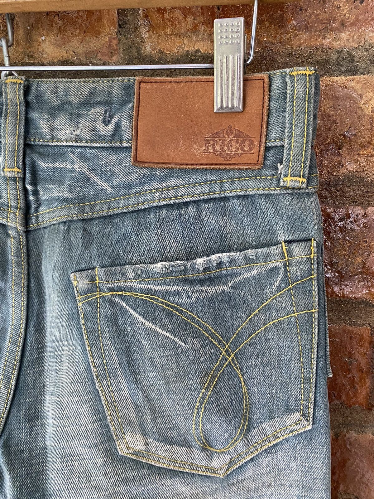 Tornado Mart RICO Japan Nice faded wash denim Size US 30 / EU 46 - 10 Thumbnail