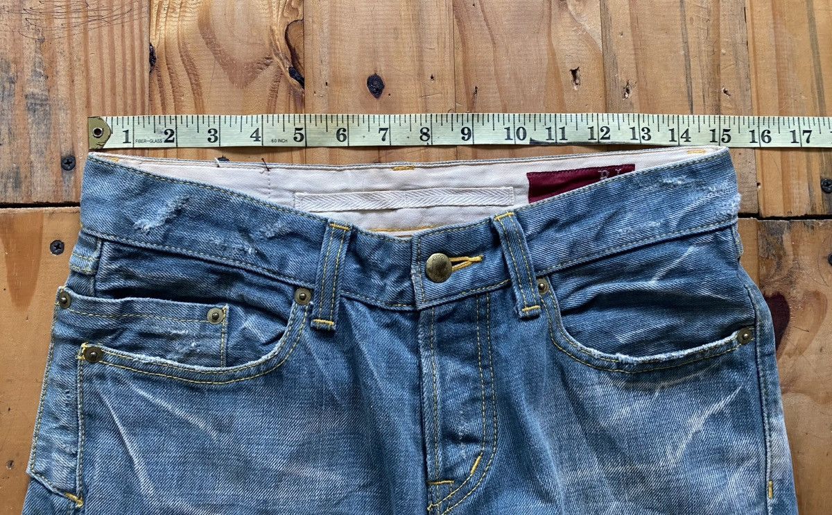 Tornado Mart RICO Japan Nice faded wash denim Size US 30 / EU 46 - 12 Thumbnail