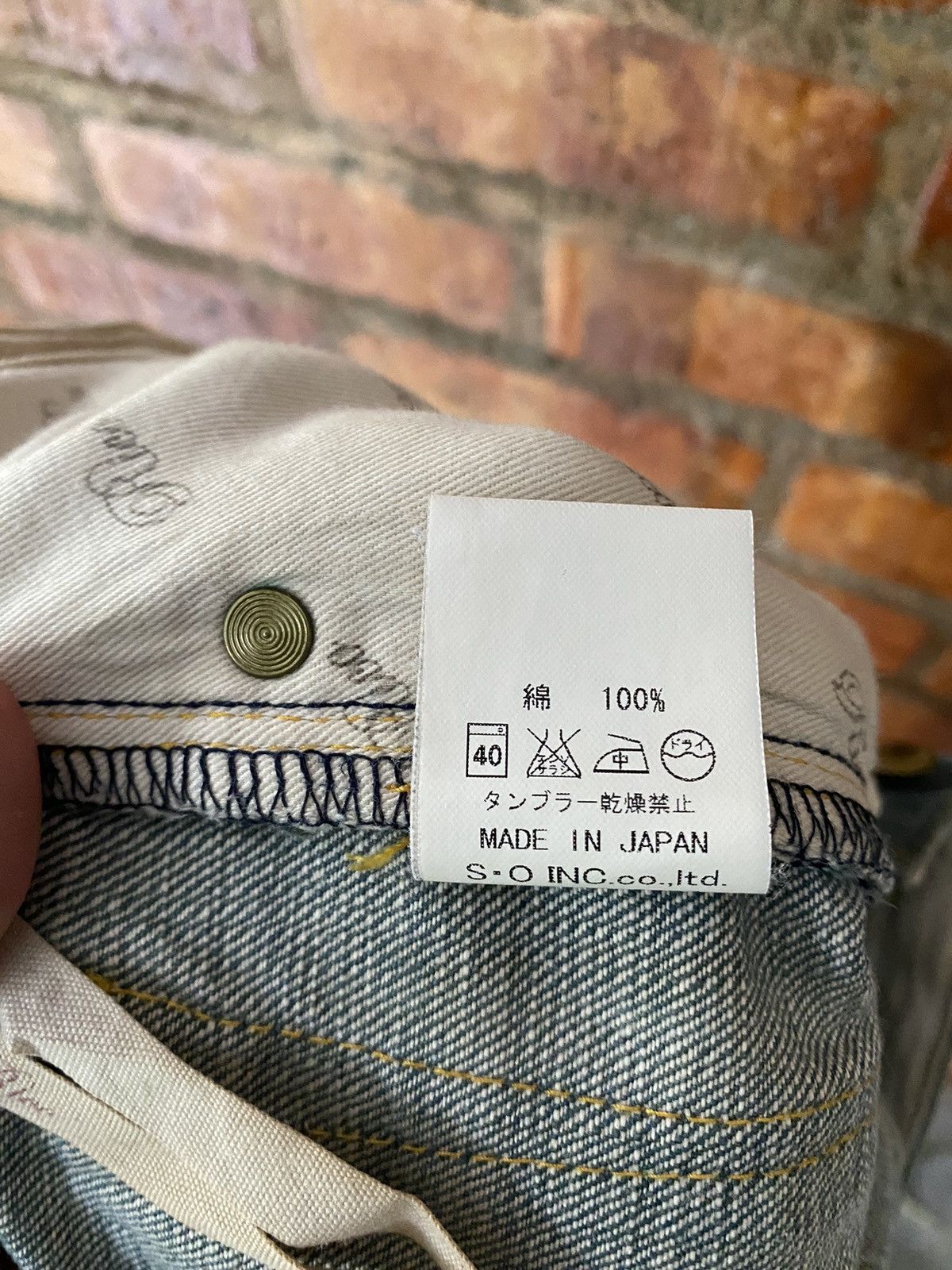 Tornado Mart RICO Japan Nice faded wash denim Size US 30 / EU 46 - 11 Thumbnail