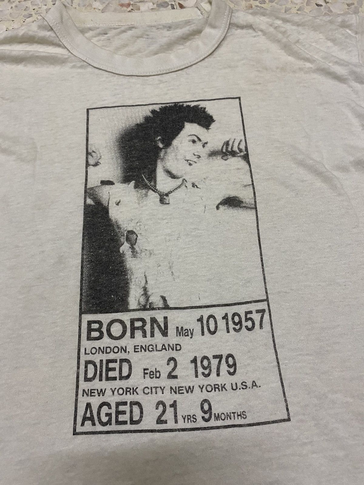 Band Tees × Seditionaries × Vintage Vintage 80’s Sid Vicious Punk Rock Tee Rare Design Size US M / EU 48-50 / 2 - 3 Thumbnail