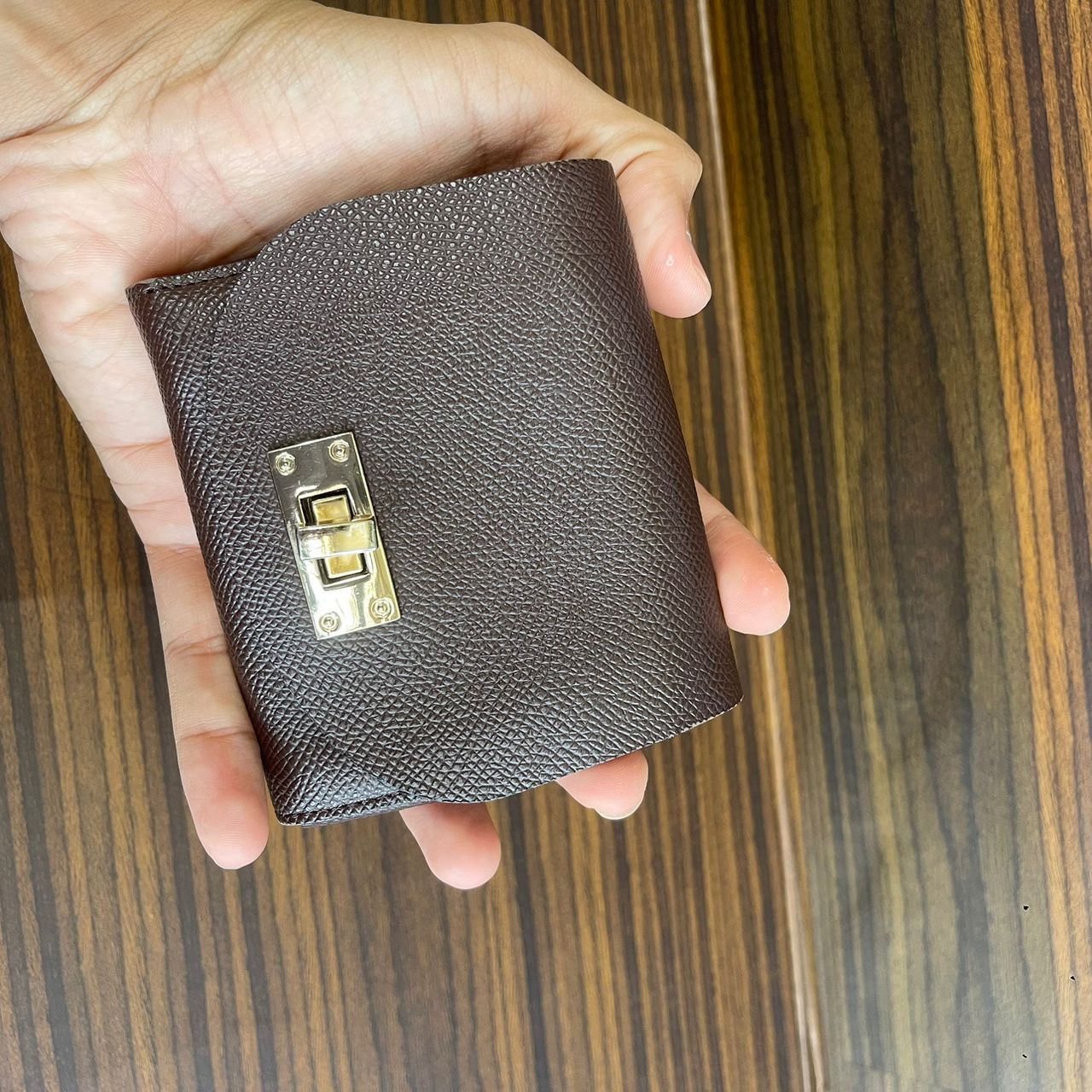 Leather Custom made Leather Wallet Size ONE SIZE - 3 Thumbnail