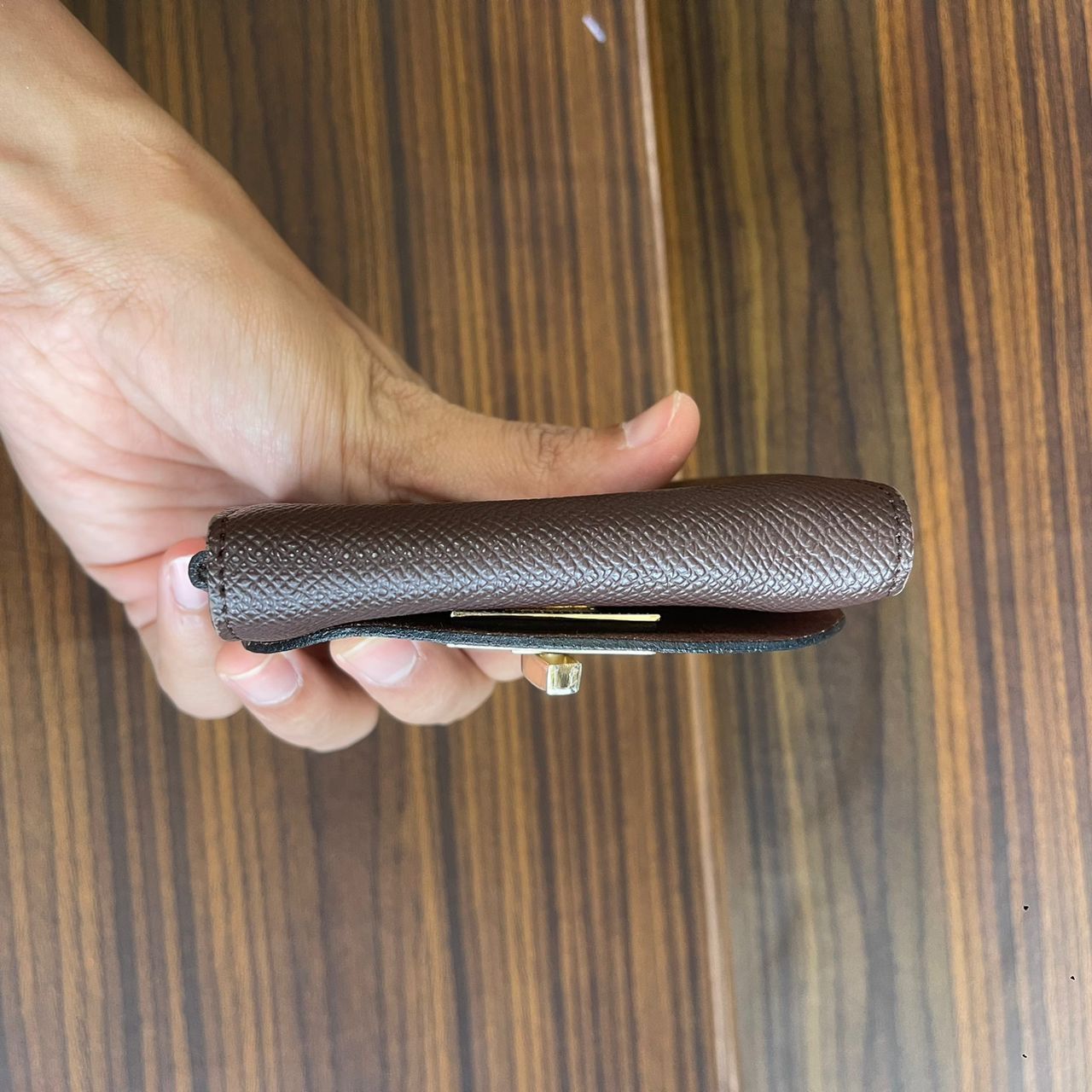 Leather Custom made Leather Wallet Size ONE SIZE - 7 Thumbnail