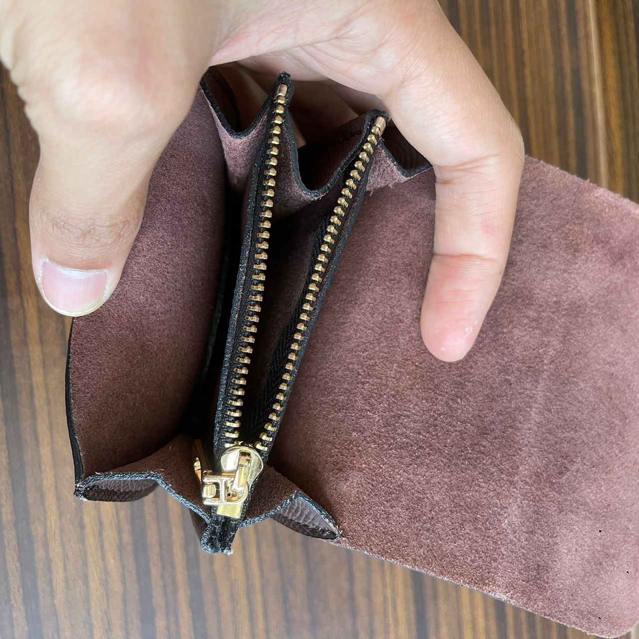 Leather Custom made Leather Wallet Size ONE SIZE - 5 Thumbnail