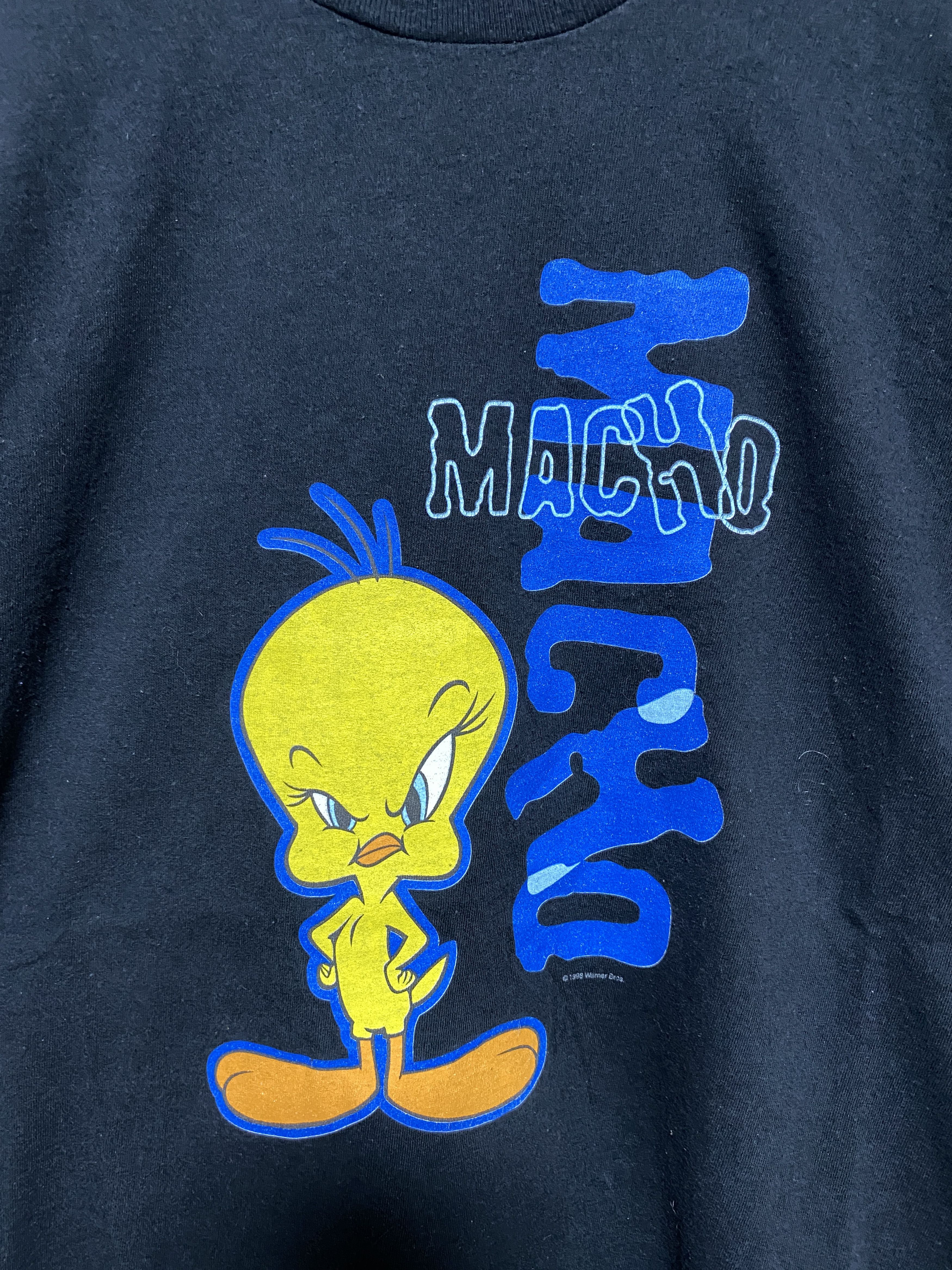 Cartoon Network Looney Tunes 1998 Tweety Macho Bird T-shirt Size US M / EU 48-50 / 2 - 6 Thumbnail