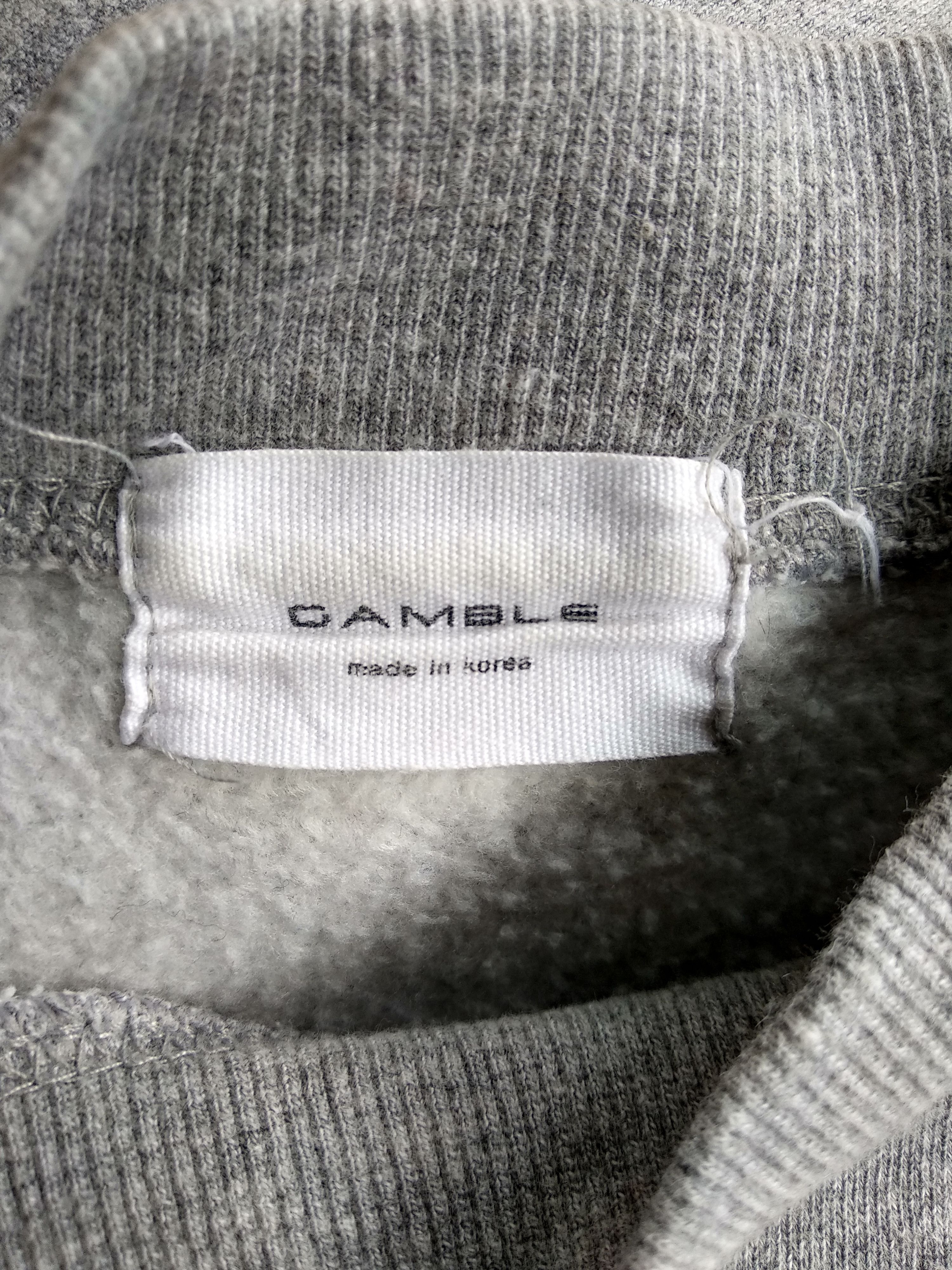 Japanese Brand Gamble Sweatshirt,Normal Spell,Made In Korea Size US M / EU 48-50 / 2 - 4 Thumbnail