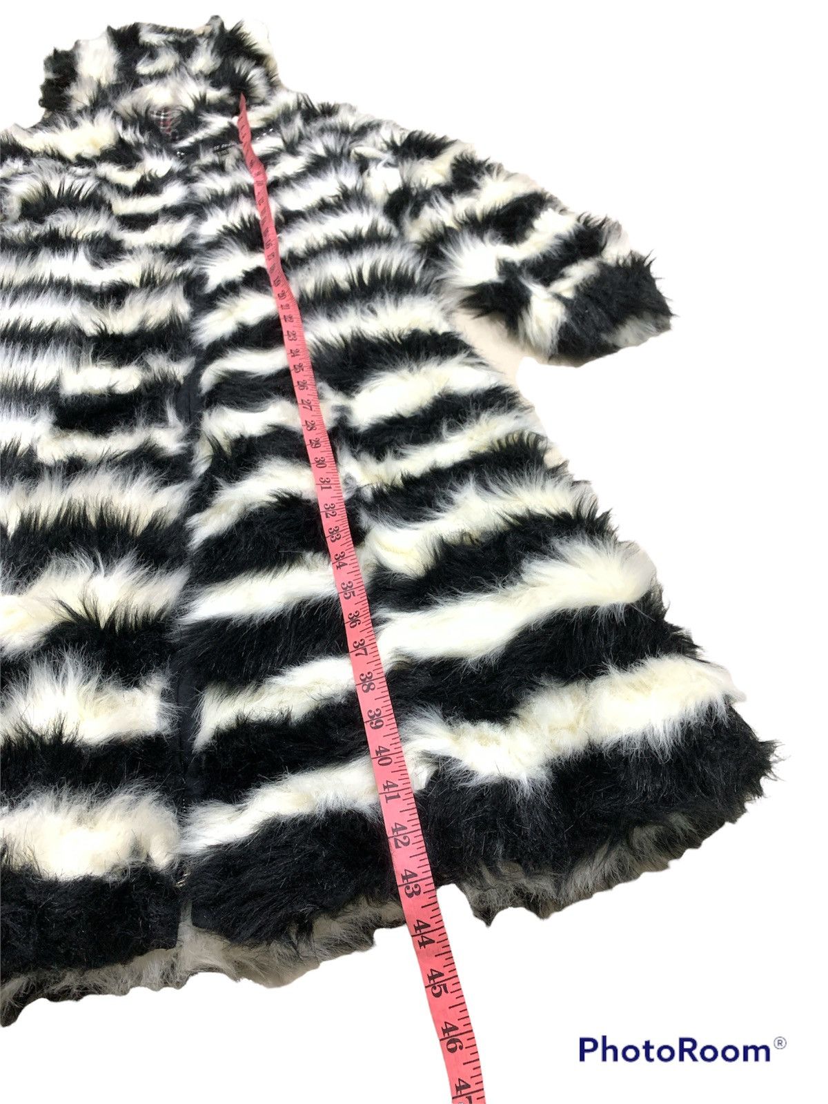 Japanese Brand OZONE COMMUNITY HYSTERIC GLAMOUR FAUX FUR LONG COAT JACKET Size US S / EU 44-46 / 1 - 3 Thumbnail