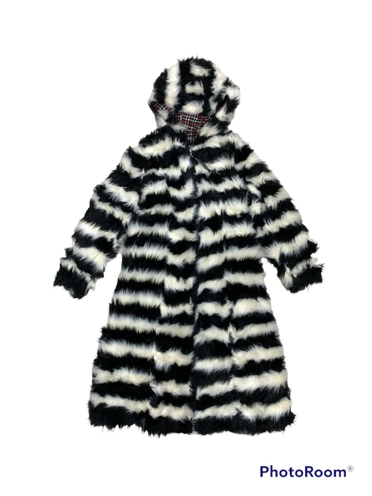 Japanese Brand OZONE COMMUNITY HYSTERIC GLAMOUR FAUX FUR LONG COAT JACKET Size US S / EU 44-46 / 1 - 1 Thumbnail