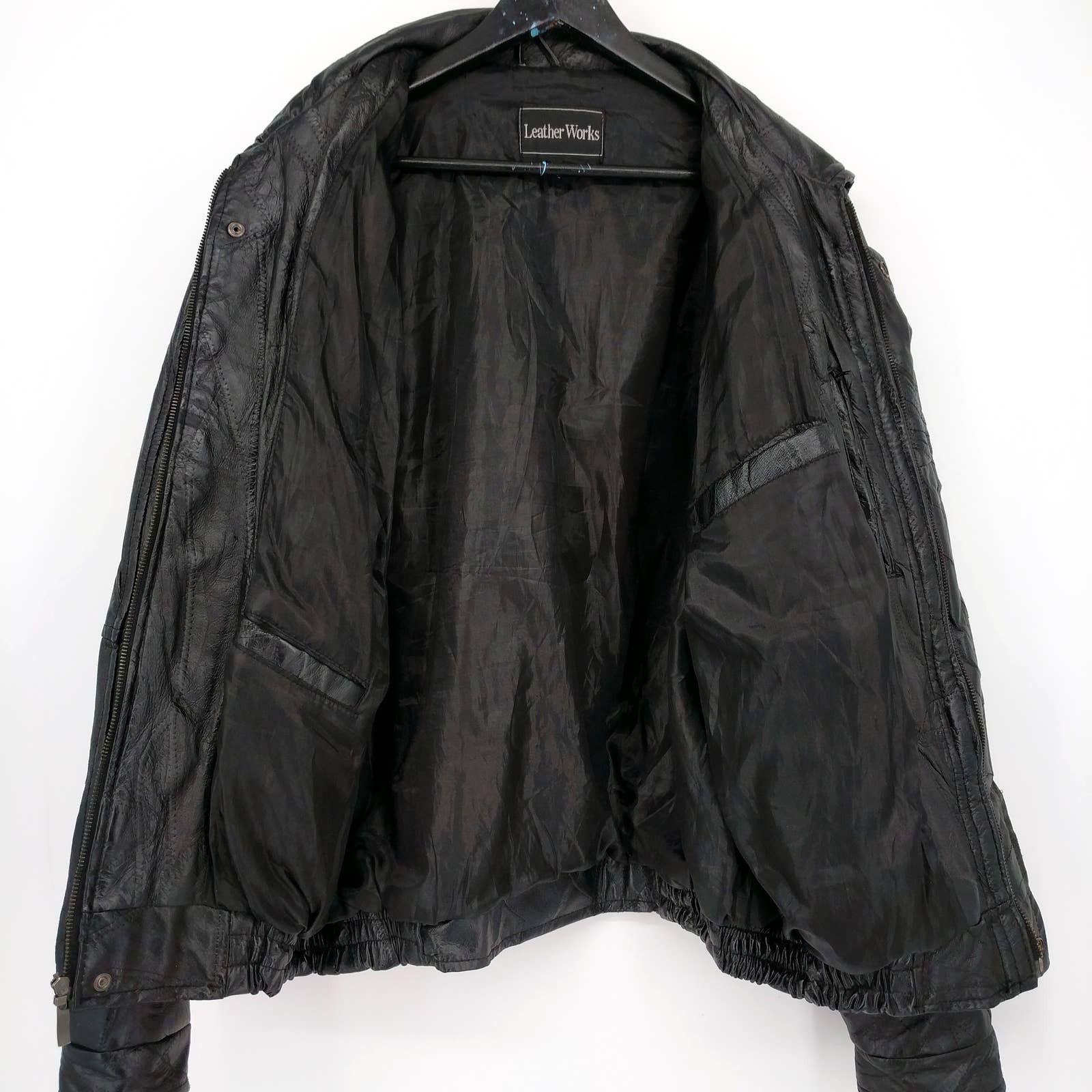 Vintage Vintage Custom Painted Not Dead Yet Patchwork Leather Jacket Size US L / EU 52-54 / 3 - 8 Thumbnail