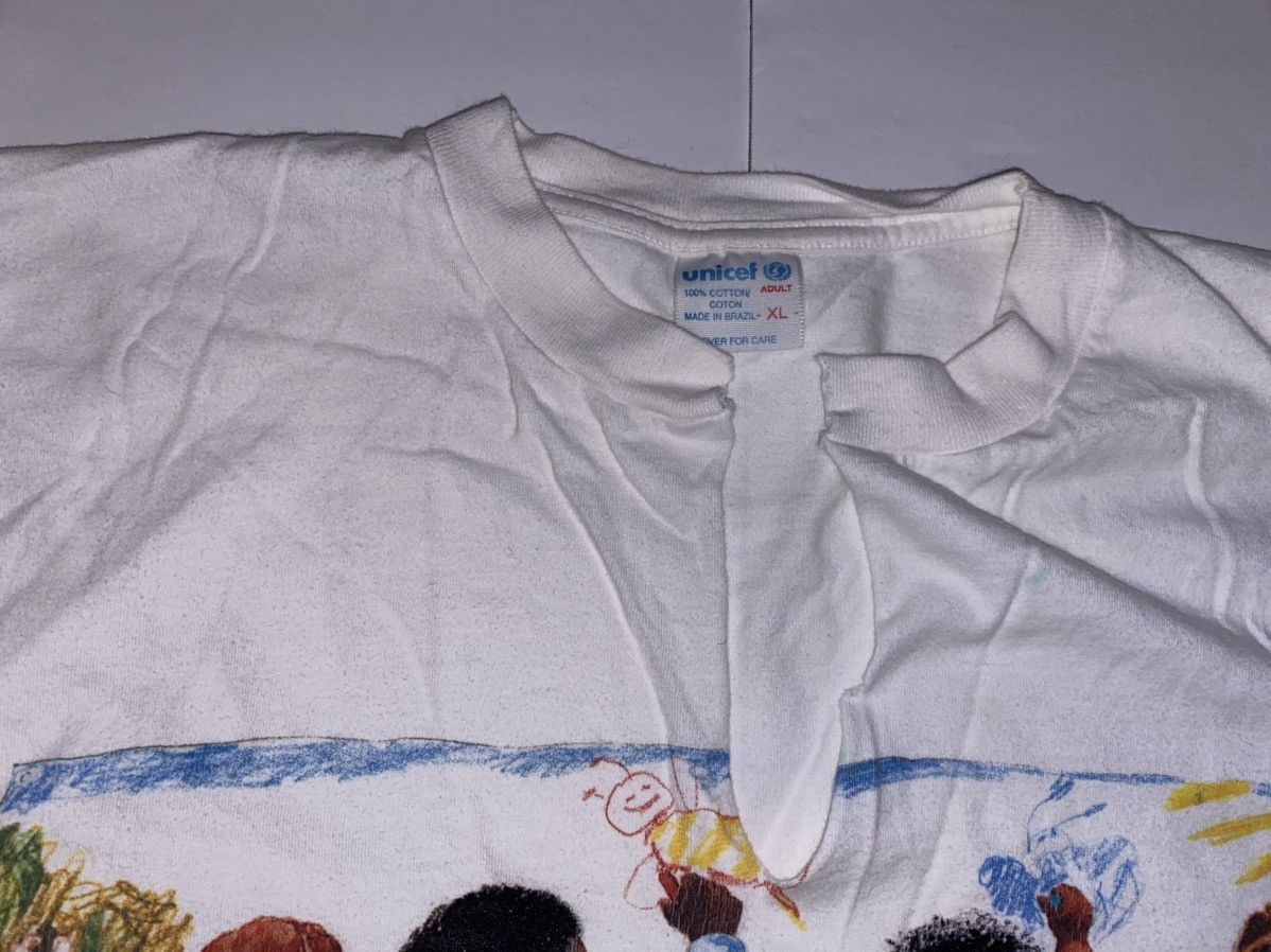 Vintage Vintage UNICEF Supreme Kids Tee fits L Single Stitch Size US XL / EU 56 / 4 - 2 Thumbnail