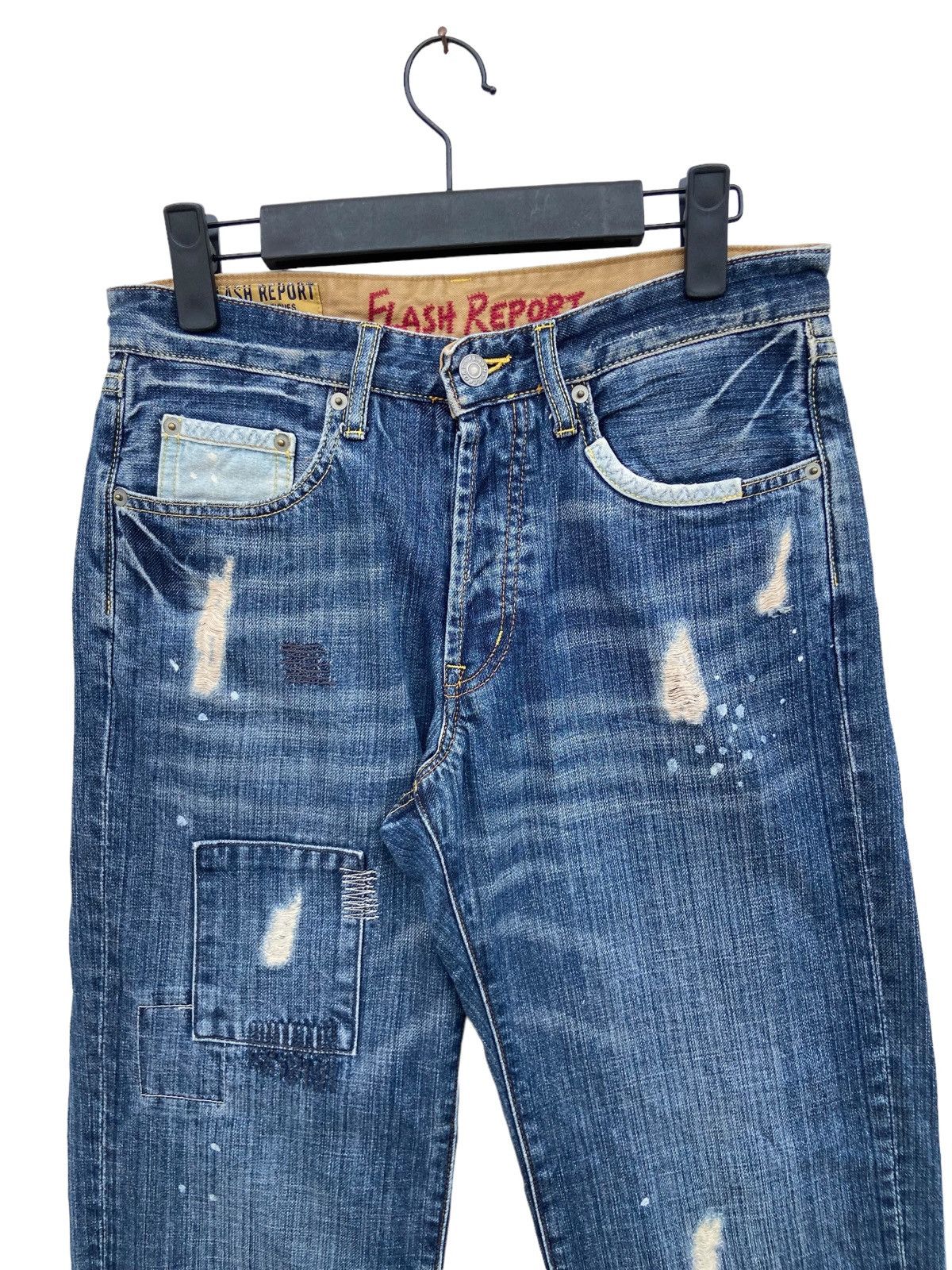 Japanese Brand Flash report Distressed Pant Size US 29 - 3 Thumbnail