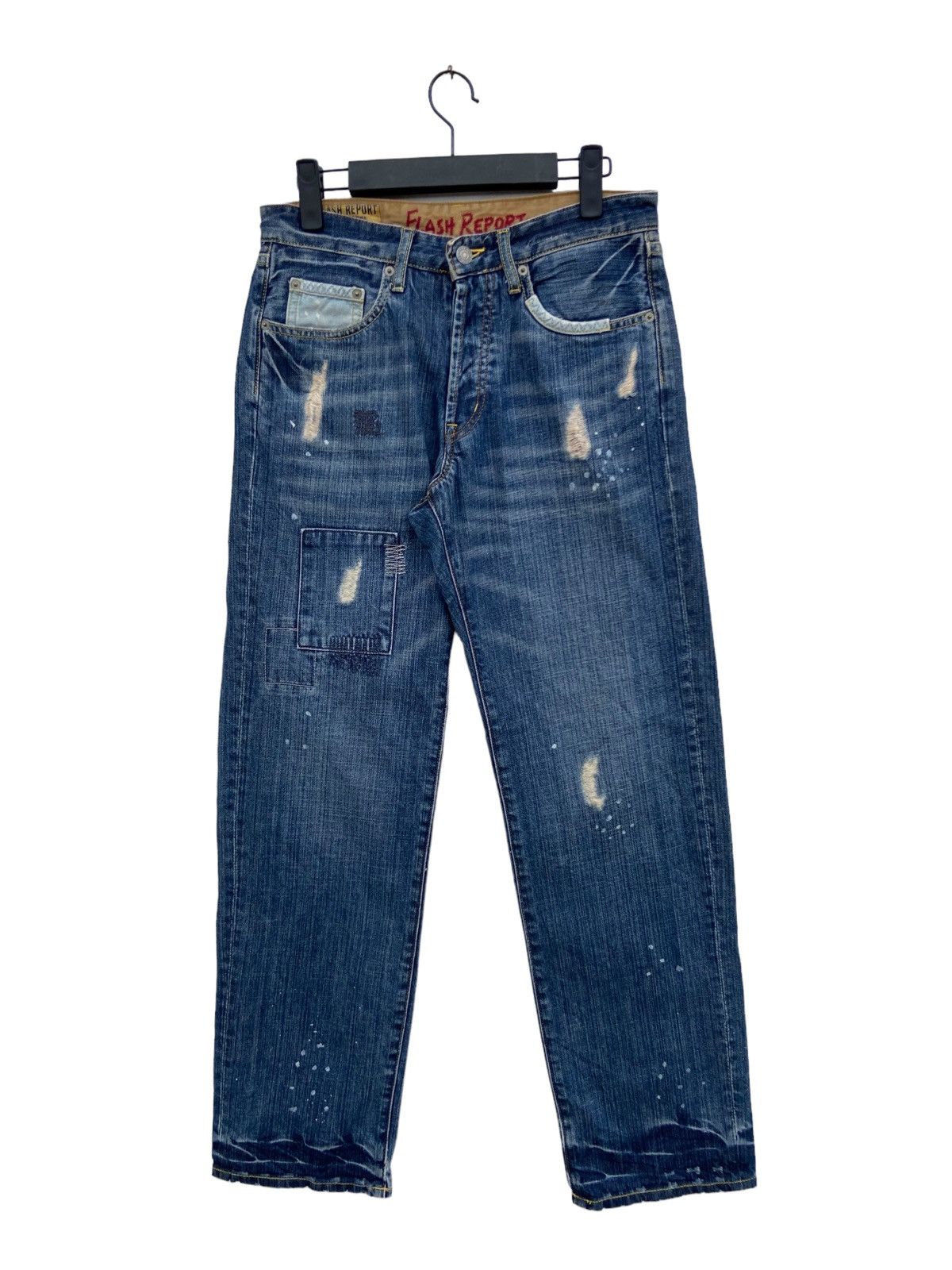 Japanese Brand Flash report Distressed Pant Size US 29 - 1 Thumbnail
