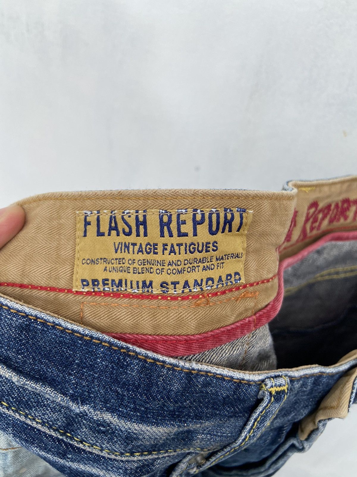 Japanese Brand Flash report Distressed Pant Size US 29 - 10 Thumbnail