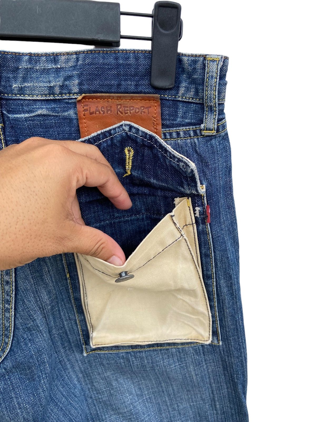 Japanese Brand Flash report Distressed Pant Size US 29 - 5 Thumbnail