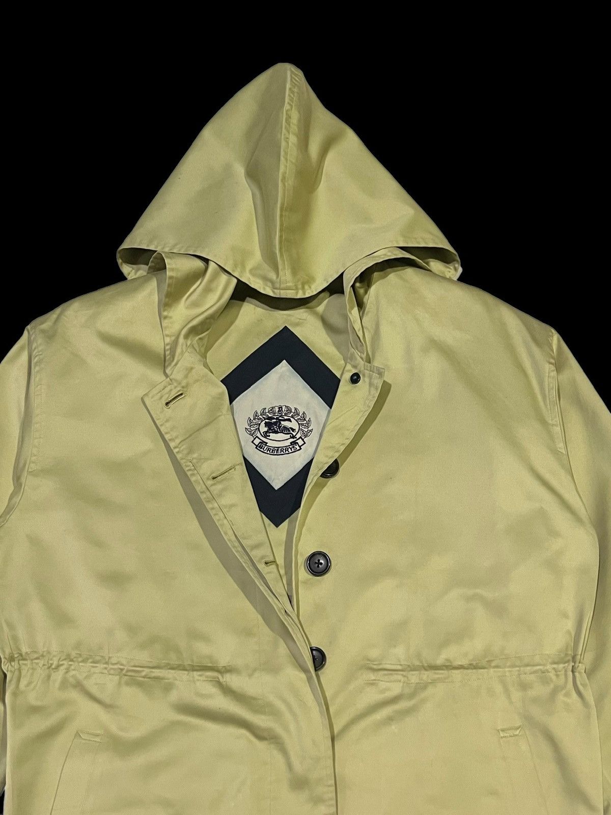 Burberry × Burberry Prorsum VTG BURBERRY’S TRENCH OVERCOATS HOODIE EMBROIDERY BIG LOGO Size L / US 10 / IT 46 - 5 Thumbnail