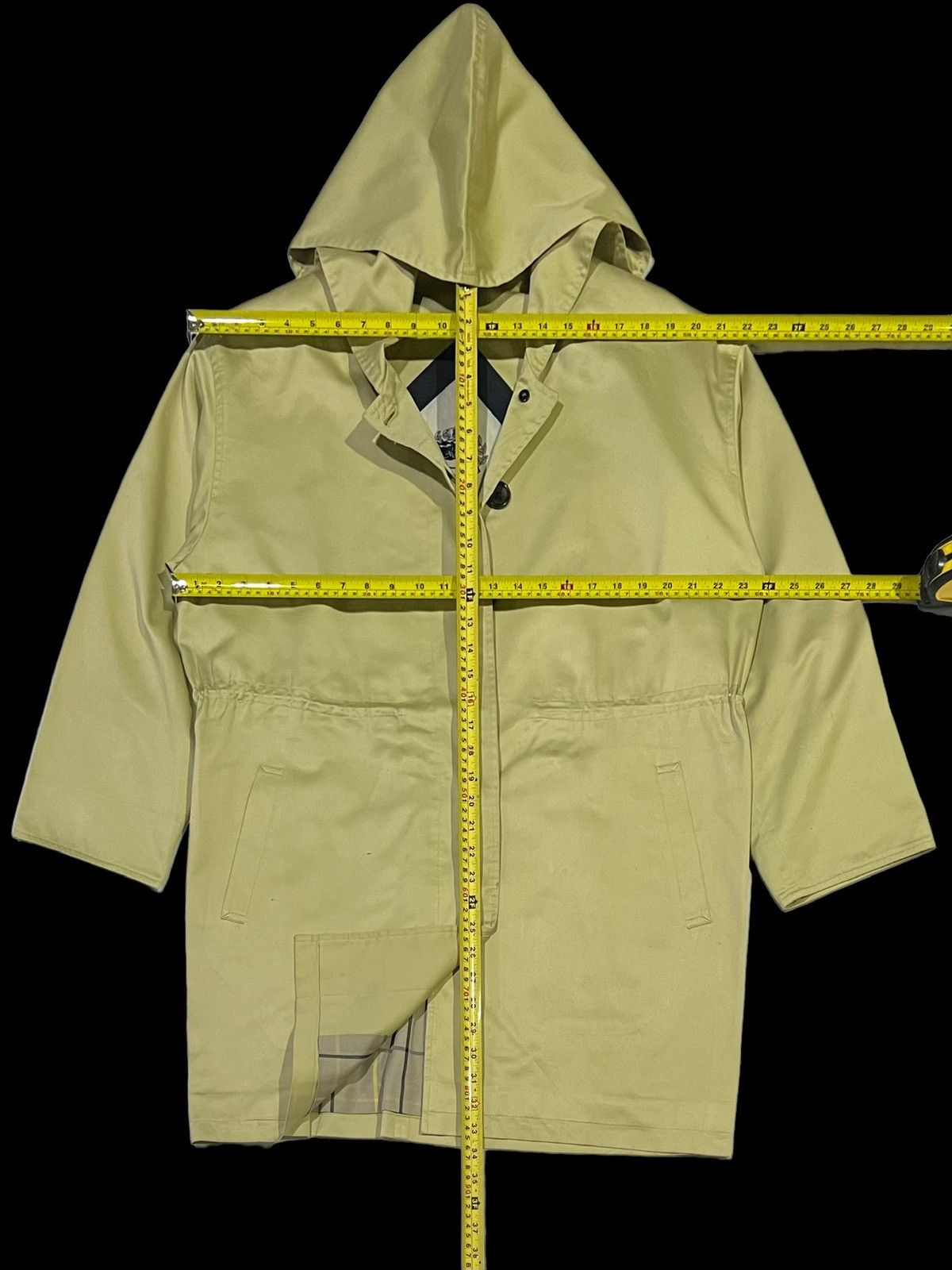 Burberry × Burberry Prorsum VTG BURBERRY’S TRENCH OVERCOATS HOODIE EMBROIDERY BIG LOGO Size L / US 10 / IT 46 - 19 Thumbnail