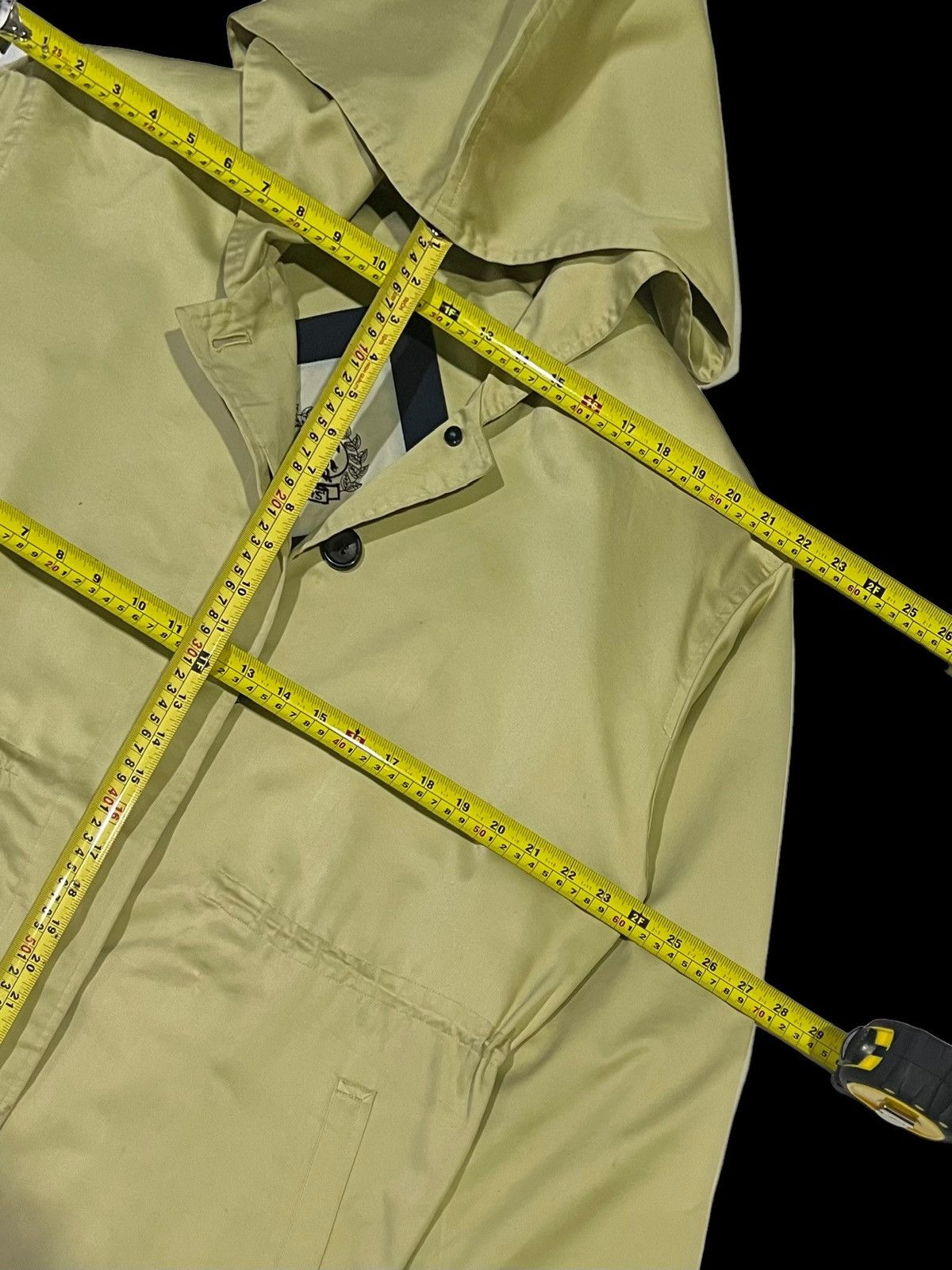 Burberry × Burberry Prorsum VTG BURBERRY’S TRENCH OVERCOATS HOODIE EMBROIDERY BIG LOGO Size L / US 10 / IT 46 - 21 Thumbnail