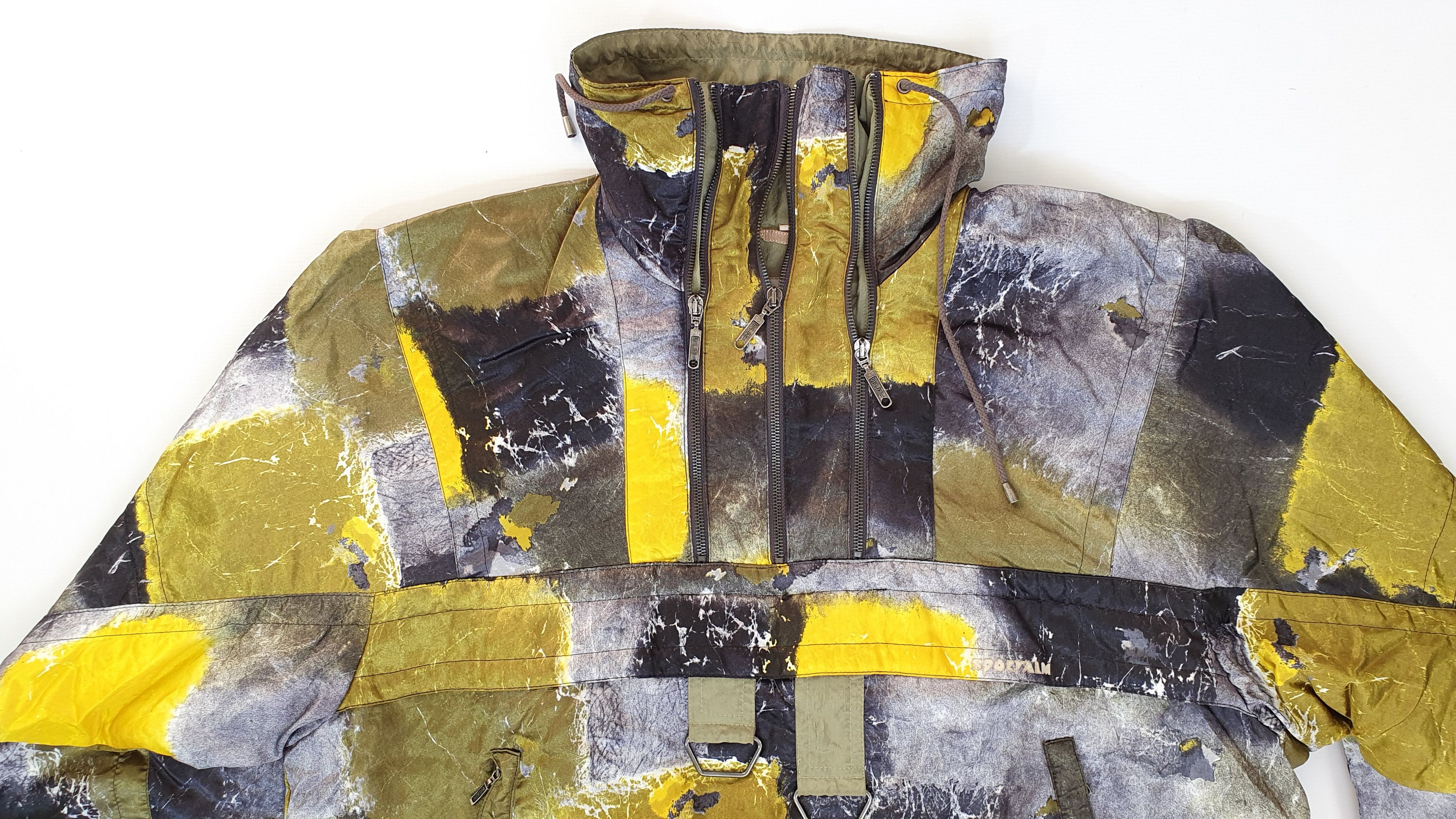 Vintage Vintage 80s Made in Austria Abstract Camo Art Anorak Jacket Size US L / EU 52-54 / 3 - 8 Thumbnail
