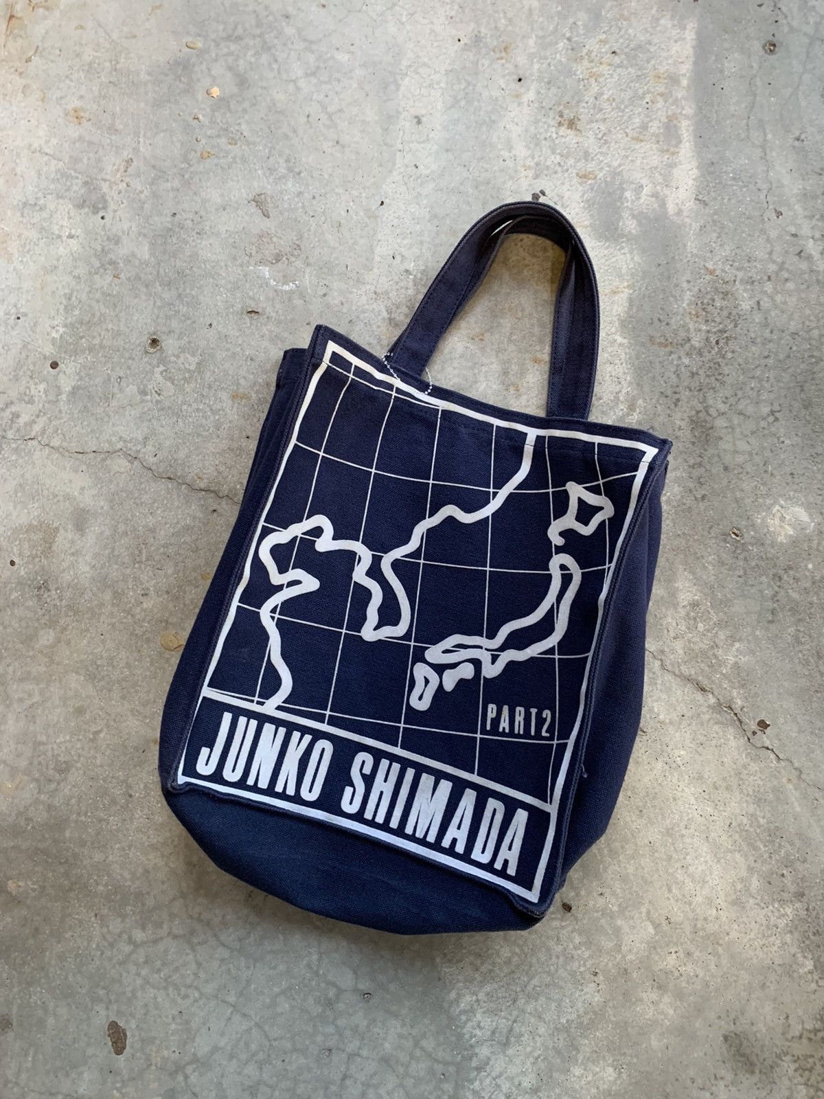 Junko Shimada Vintage Junko Shimada Part 2 World Maps heavy Canvas Totebag Size ONE SIZE - 1 Thumbnail