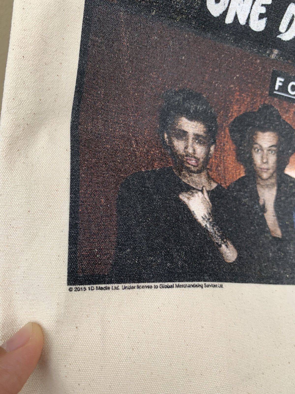 Band Tees One Direction Printed Totebag Size ONE SIZE - 2 Thumbnail