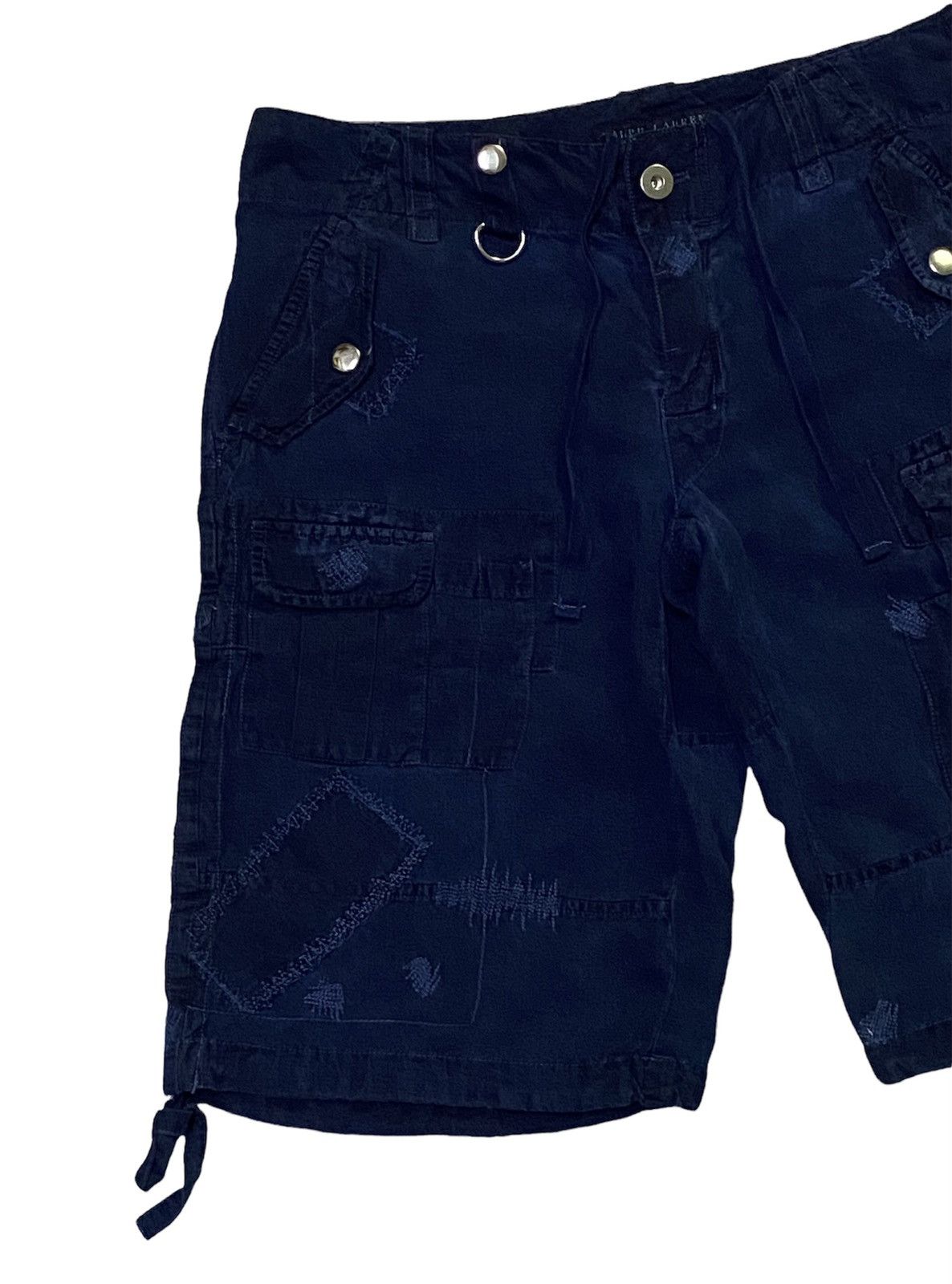 Polo Ralph Lauren Polo Ralph Lauren Patchwork Design Shorts Pants Size US 31 - 19 Thumbnail