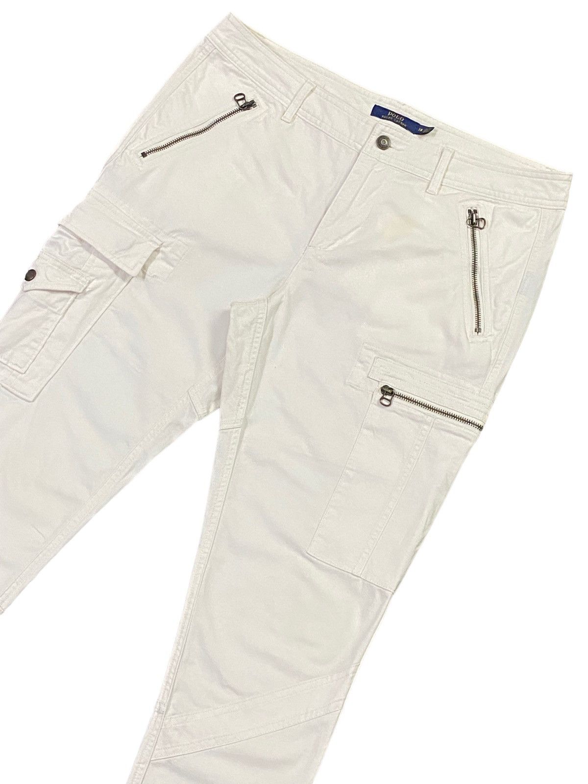 Japanese Brand × Polo Ralph Lauren Polo Ralph Lauren Slim Fit Cargo Pants Size 34" / US 12 / IT 48 - 16 Thumbnail