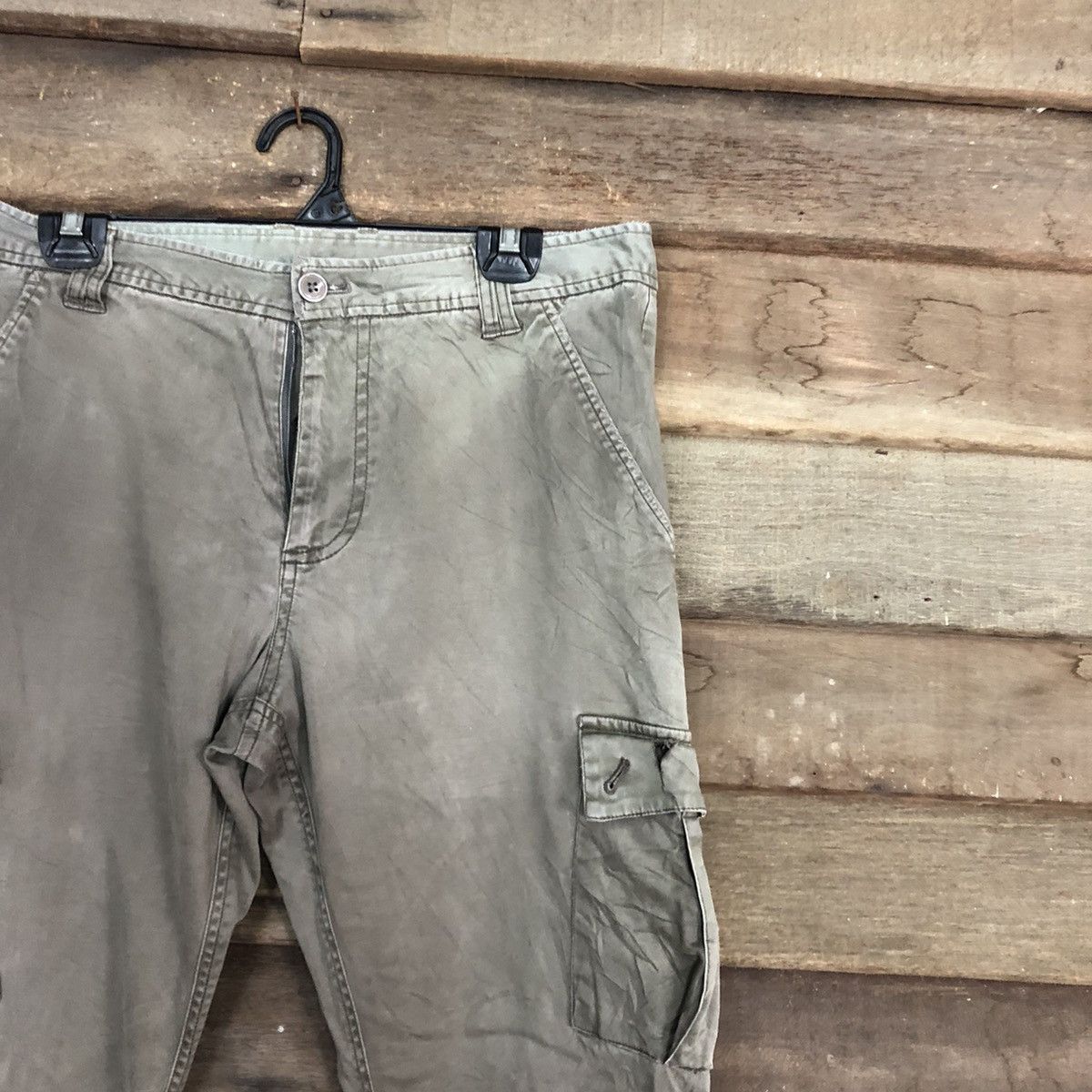 Japanese Brand × StraightFaded Rey Creer Grey Multipocket Tactical Cargo Pants #c1004 Size US 32 / EU 48 - 5 Thumbnail