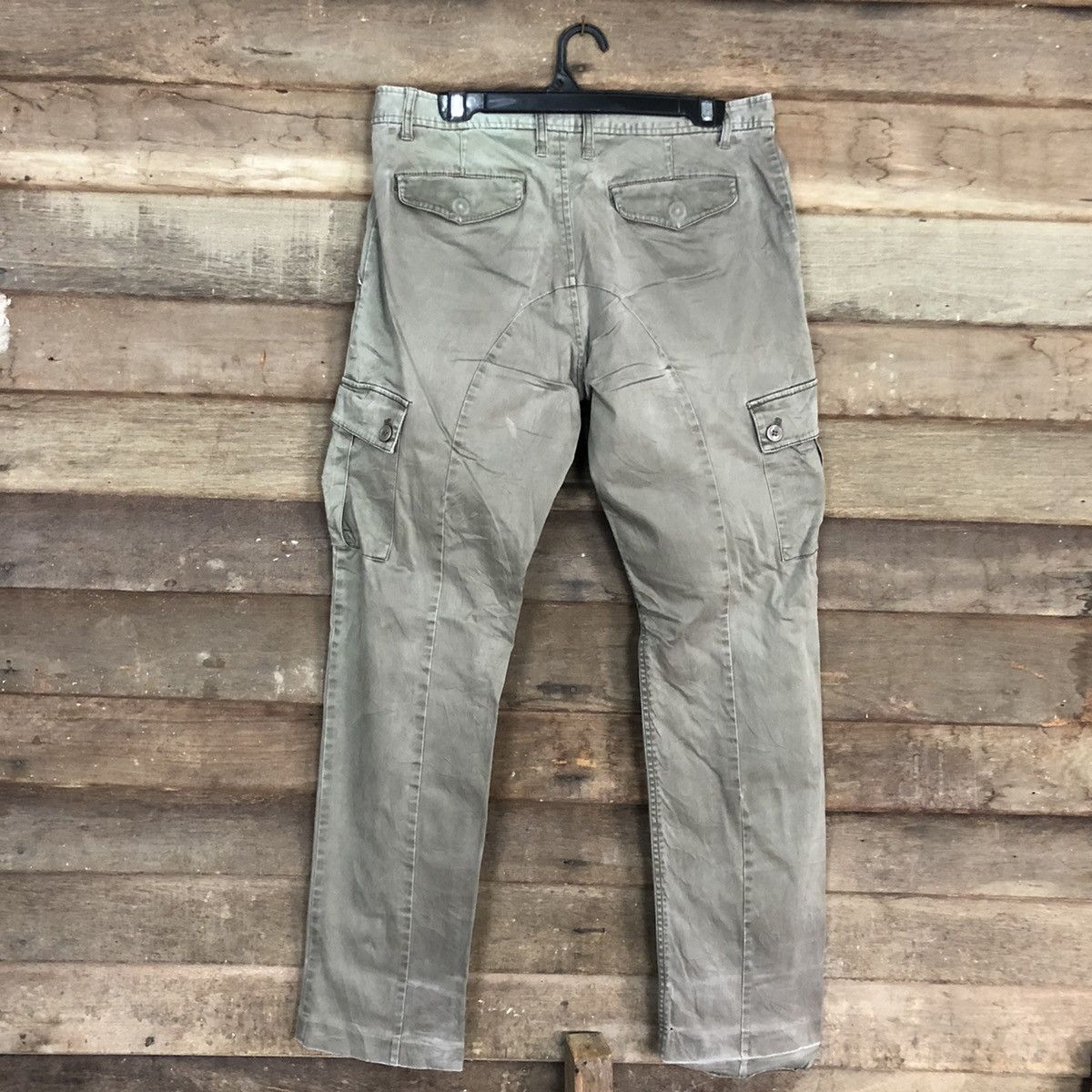 Japanese Brand × StraightFaded Rey Creer Grey Multipocket Tactical Cargo Pants #c1004 Size US 32 / EU 48 - 8 Thumbnail