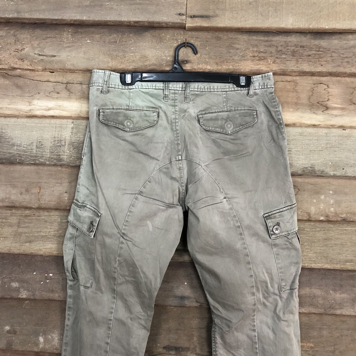 Japanese Brand × StraightFaded Rey Creer Grey Multipocket Tactical Cargo Pants #c1004 Size US 32 / EU 48 - 9 Thumbnail
