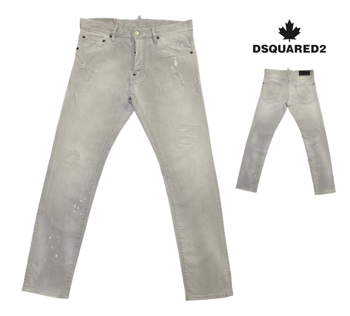 Dsquared2 DSQUARED2 Washed- Out Skater Distressed Design Size US 33 - 1 Thumbnail