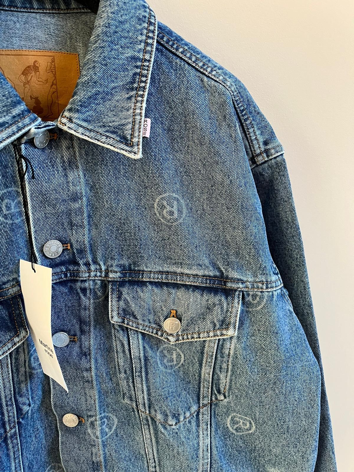 Martine Rose Oversized Logo Denim Jacket in Blue Denim Color Size US M / EU 48-50 / 2 - 5 Thumbnail
