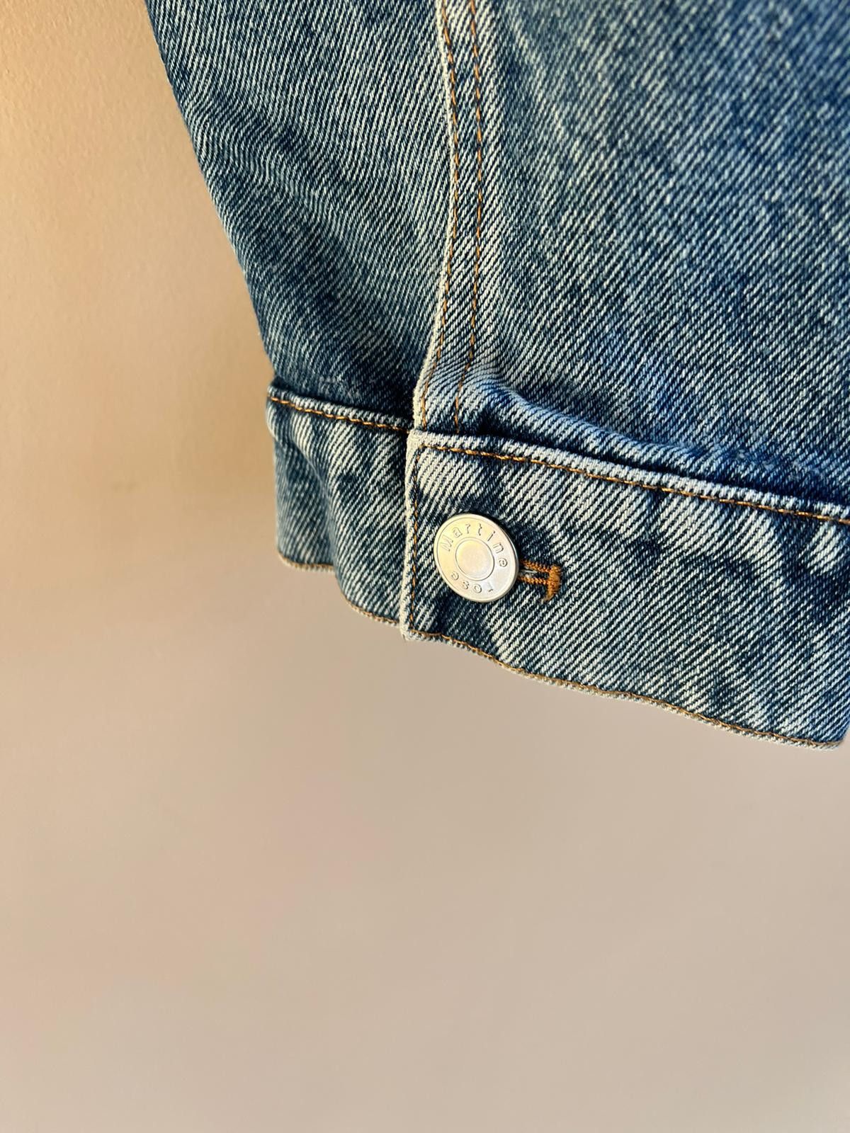 Martine Rose Oversized Logo Denim Jacket in Blue Denim Color Size US M / EU 48-50 / 2 - 6 Thumbnail