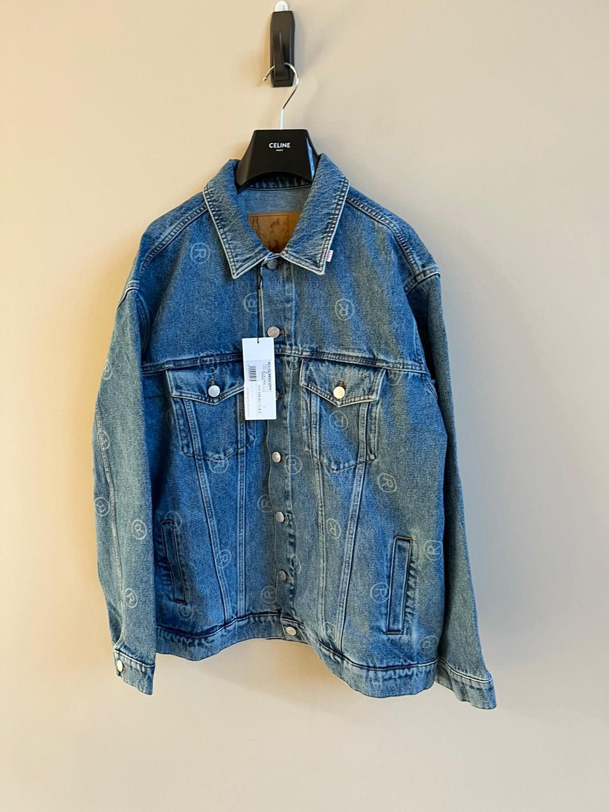 Martine Rose Oversized Logo Denim Jacket in Blue Denim Color Size US M / EU 48-50 / 2 - 12 Thumbnail