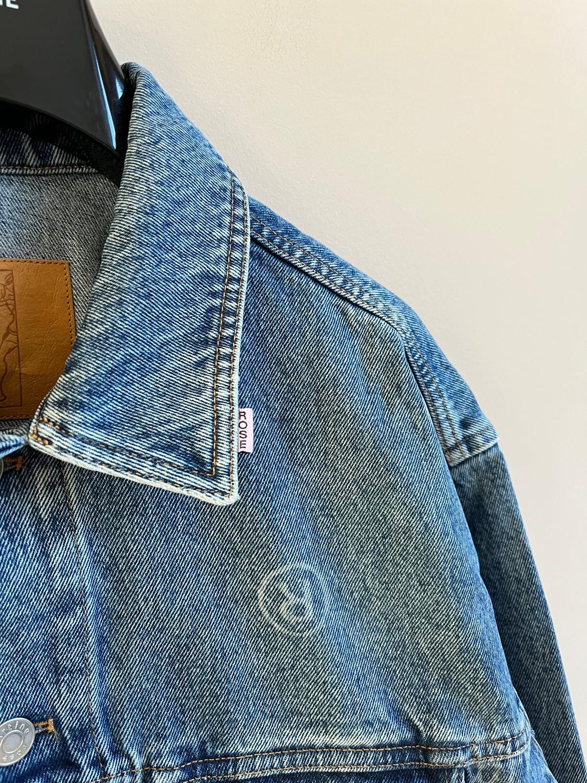 Martine Rose Oversized Logo Denim Jacket in Blue Denim Color Size US M / EU 48-50 / 2 - 8 Thumbnail