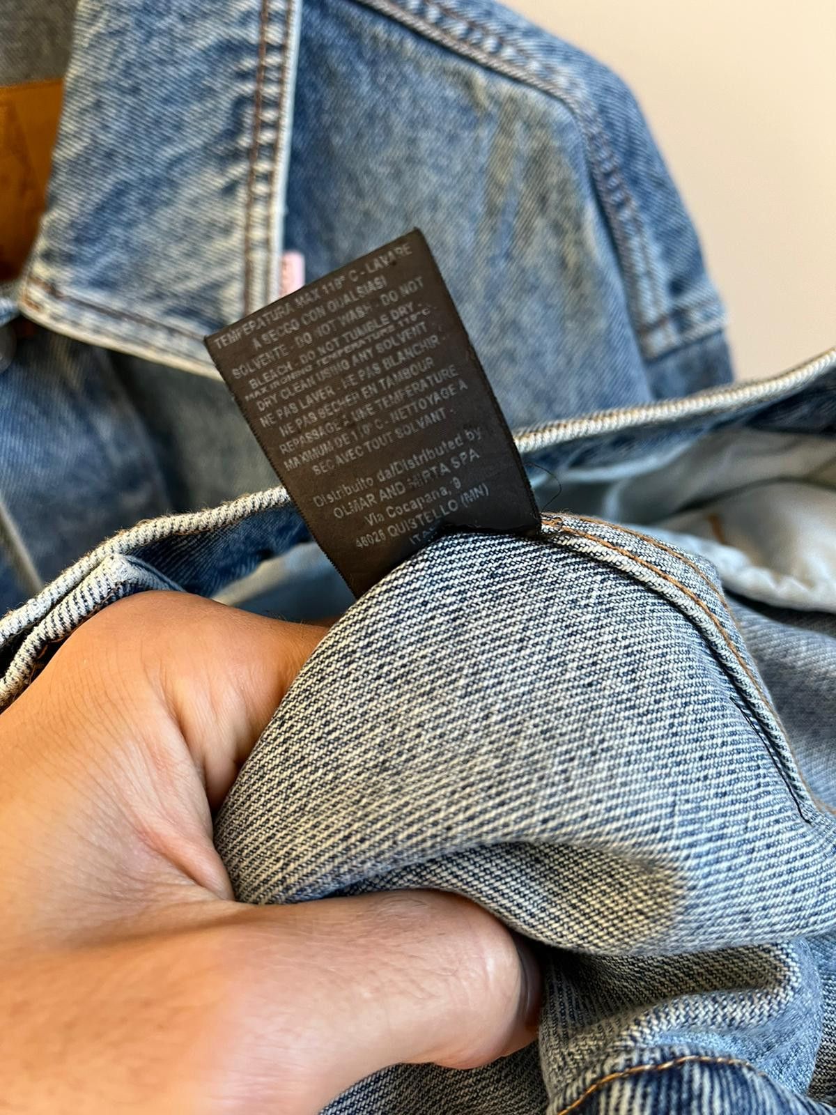 Martine Rose Oversized Logo Denim Jacket in Blue Denim Color Size US M / EU 48-50 / 2 - 11 Thumbnail