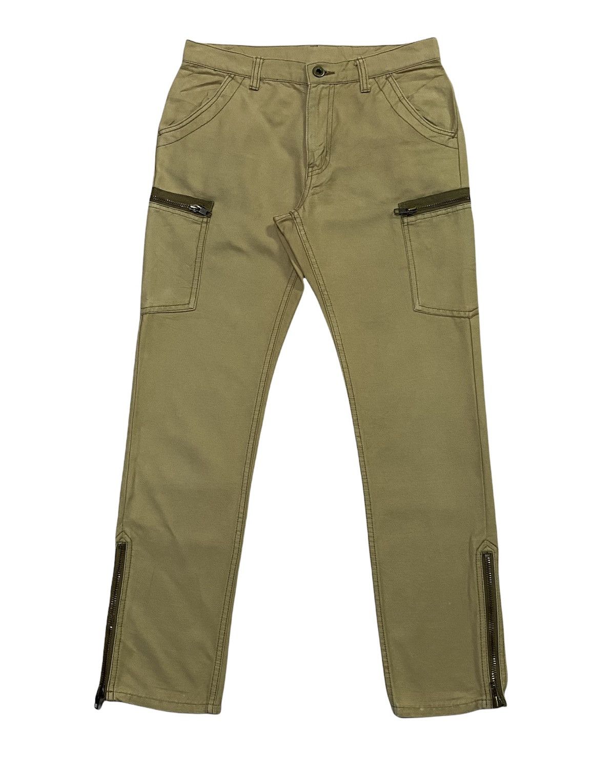 Hysteric Glamour × Japanese Brand HYSTERIC GLAMOUR KHAKI PANTS Size US 29 - 2 Thumbnail